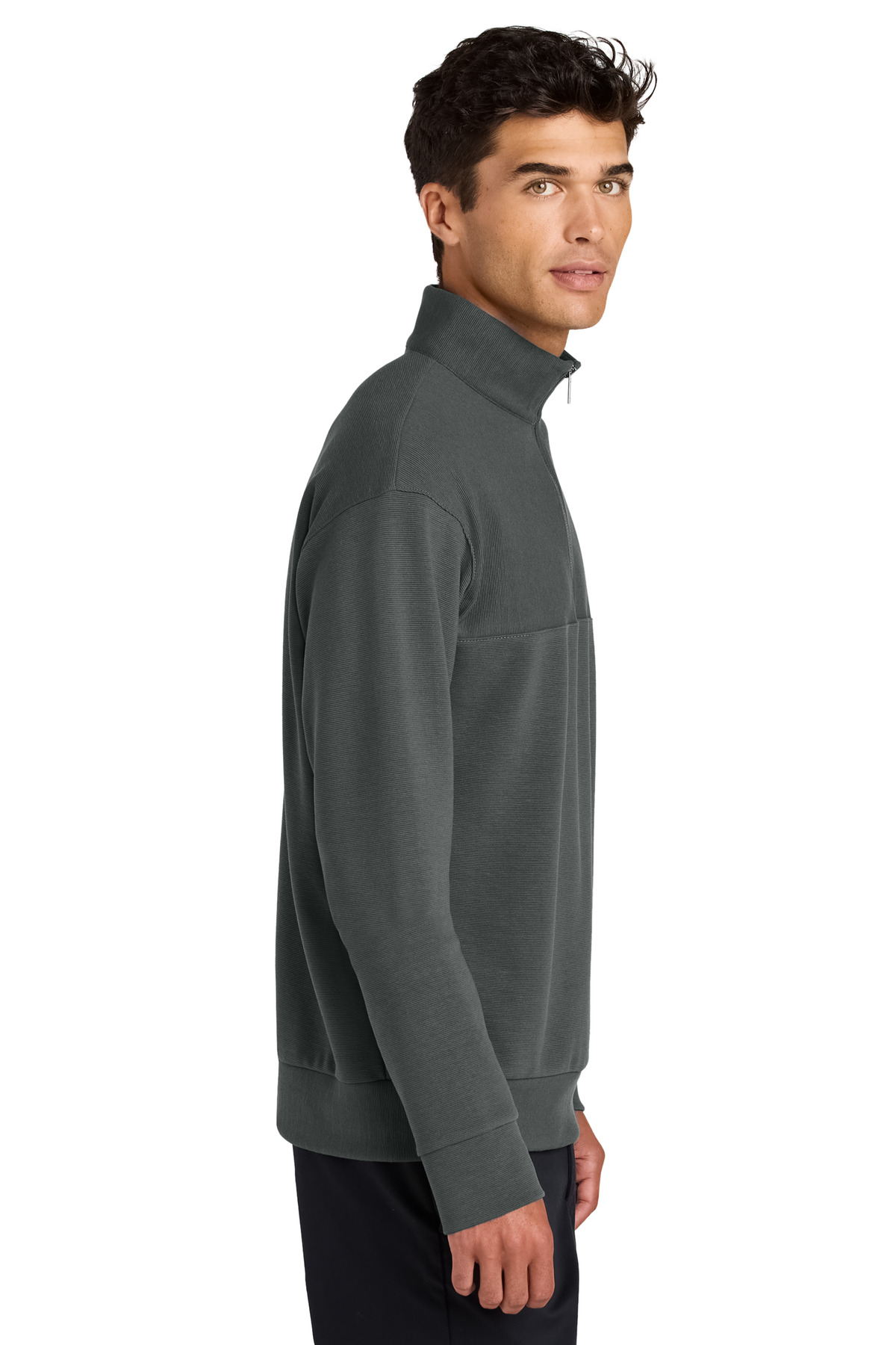 Mercer+Mettle Linear Texture 1/4-Zip MM3040