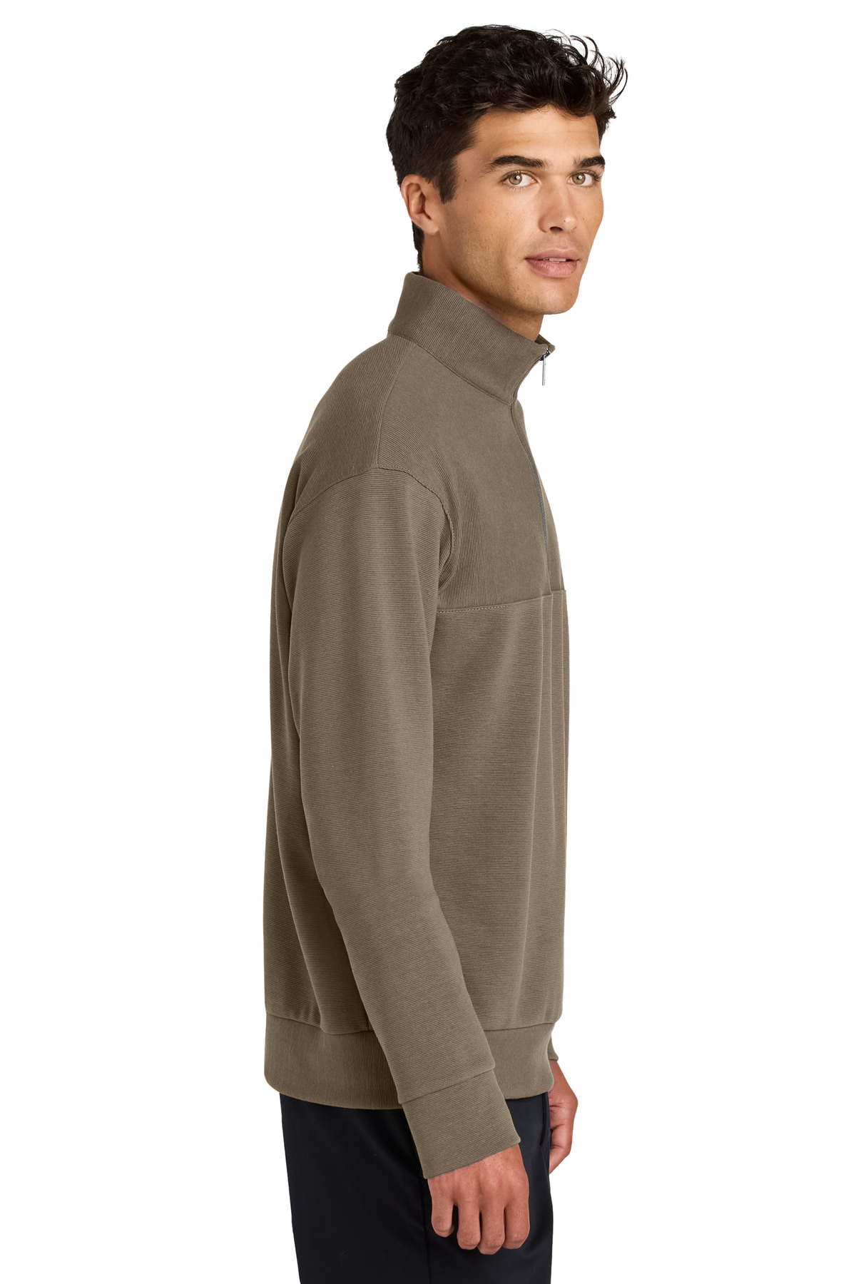 Mercer+Mettle Linear Texture 1/4-Zip MM3040