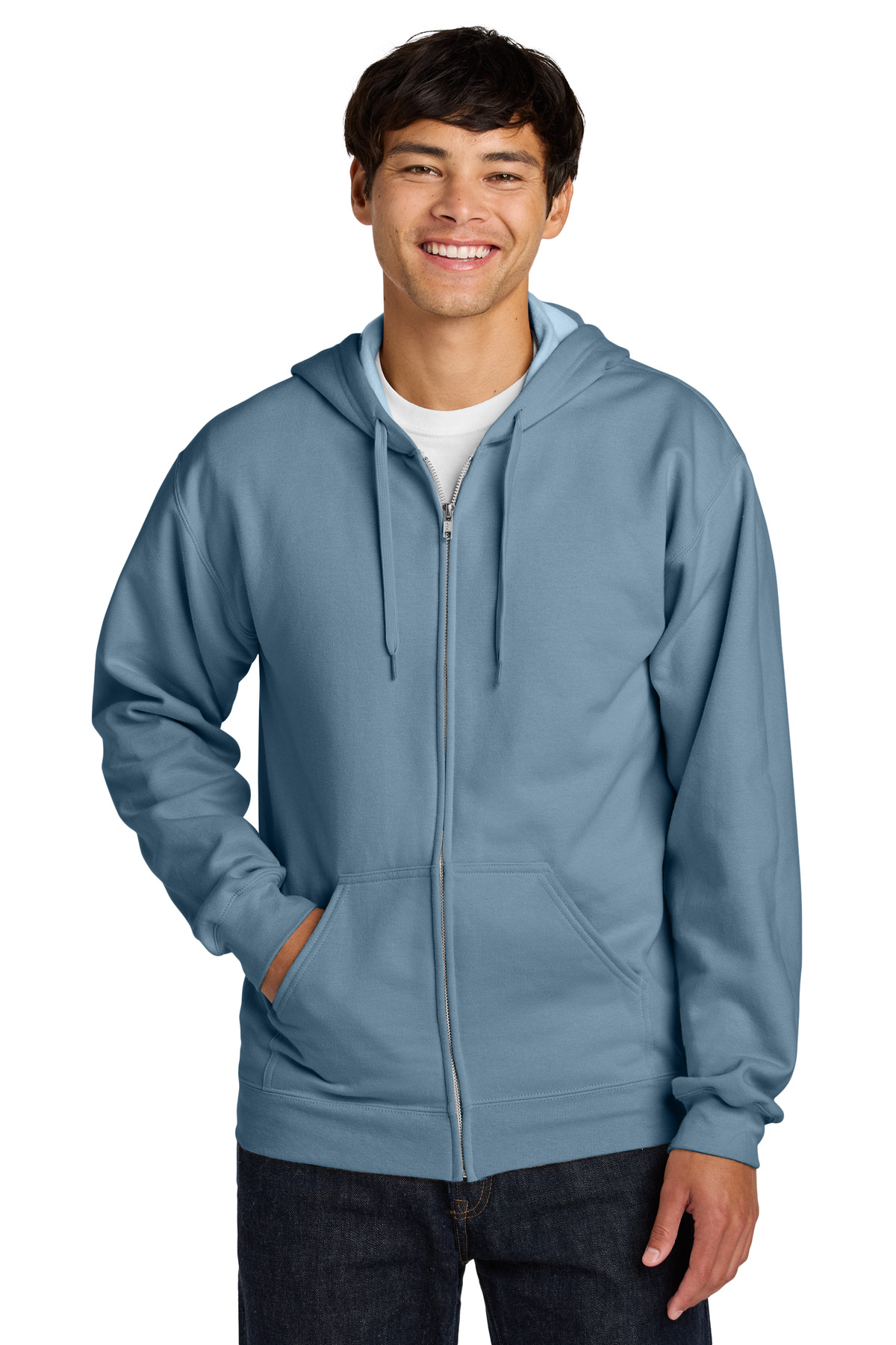 Gildan Softstyle Midweight Fleece Full-Zip Hooded Sweatshirt SF600
