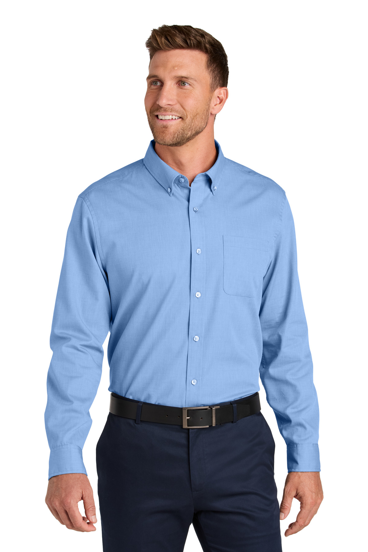 Port Authority Long Sleeve Nailhead Easy Care Shirt-Port Authority