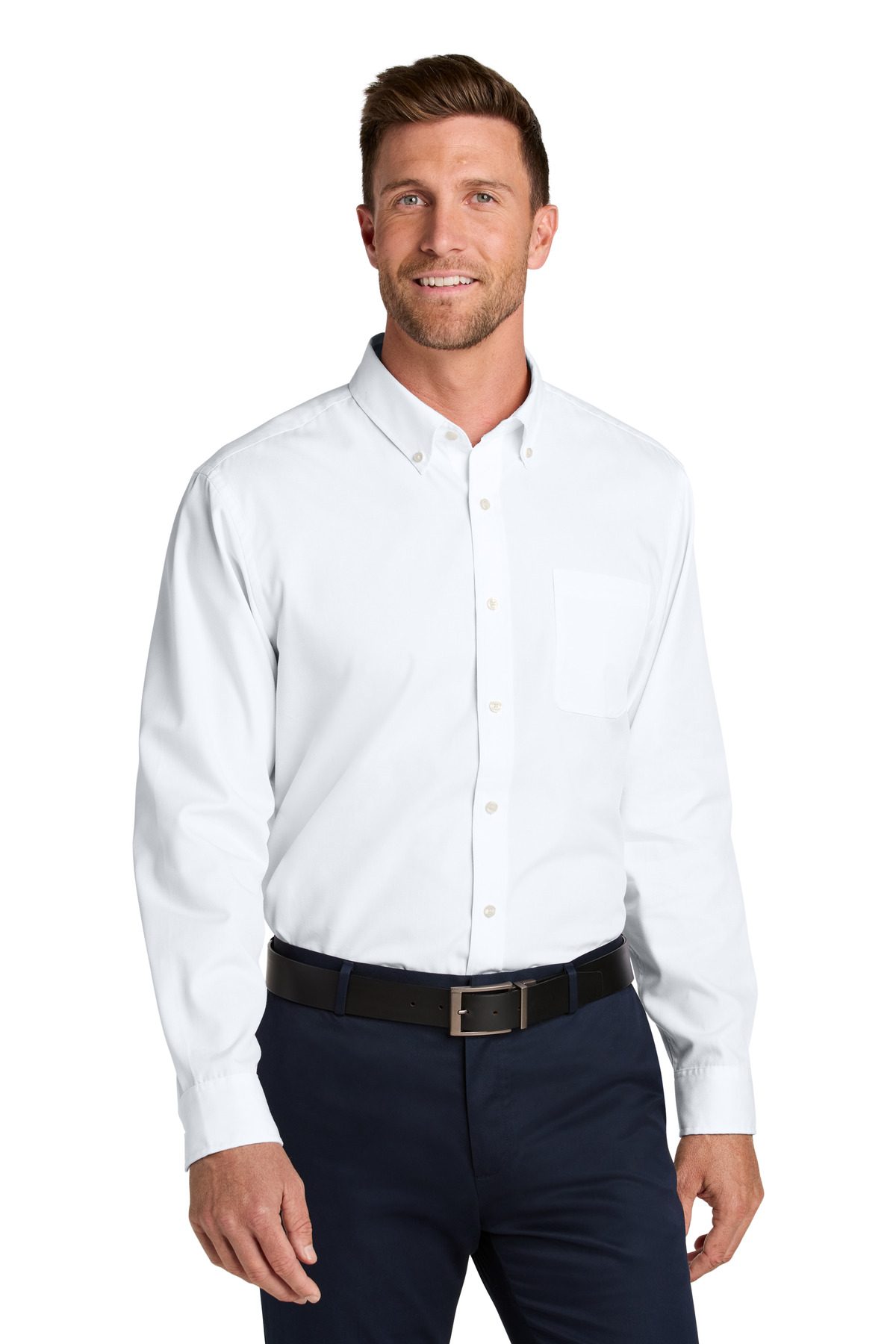 Port Authority ® Long Sleeve Nailhead Easy Care Shirt W816 - Image 5