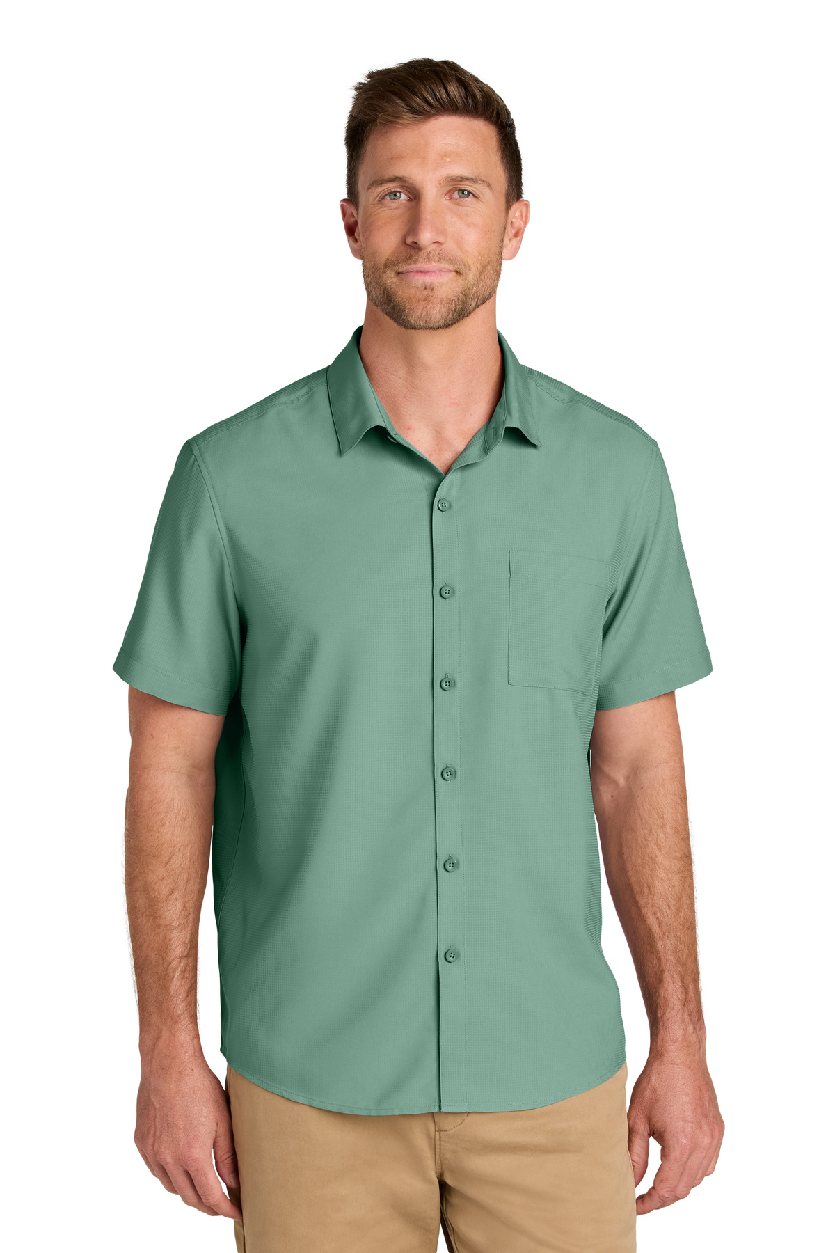 Port Authority ® Short Sleeve UV Dockside Shirt W963 - Image 2