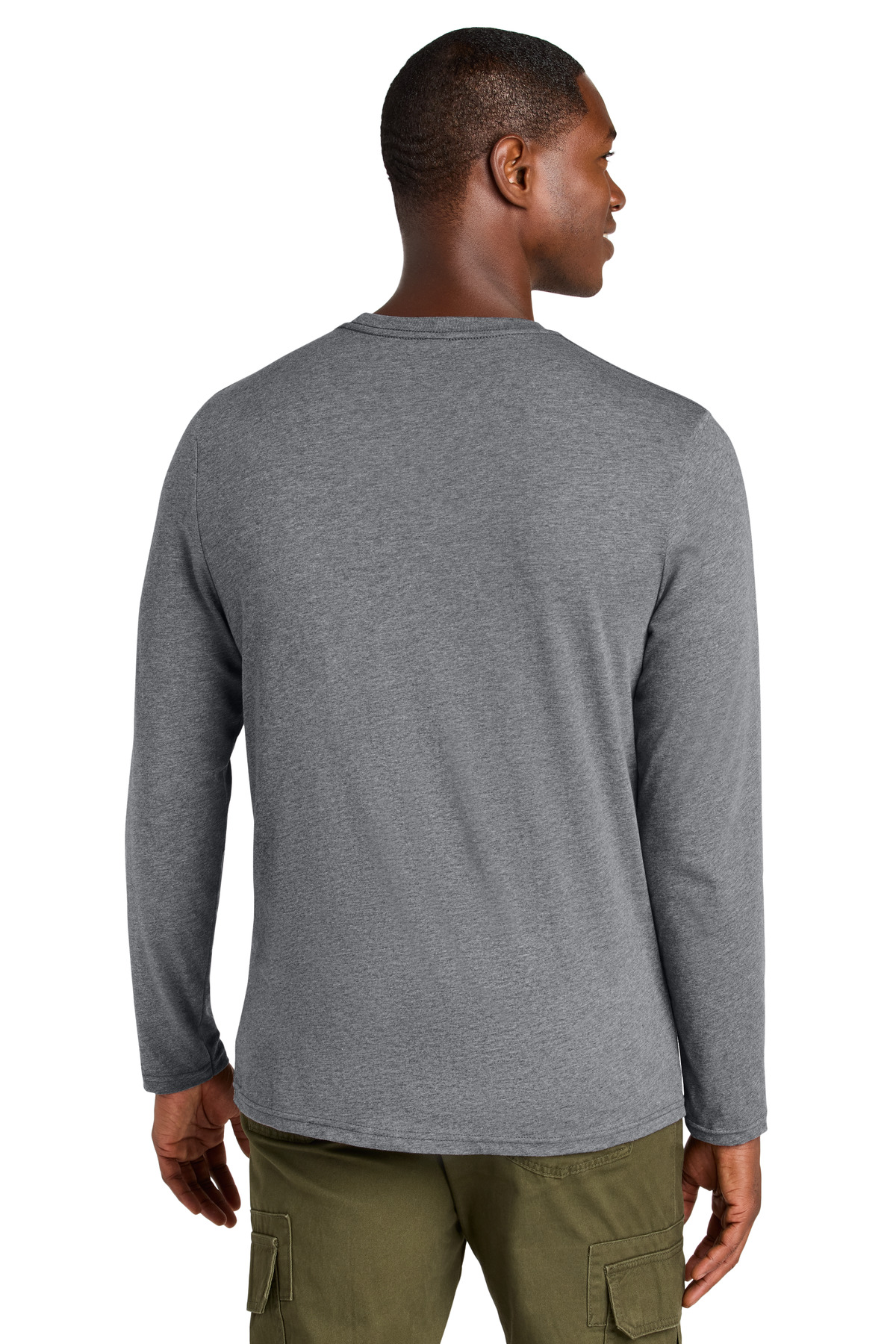 District Perfect Weight CVC Long Sleeve Tee DT185