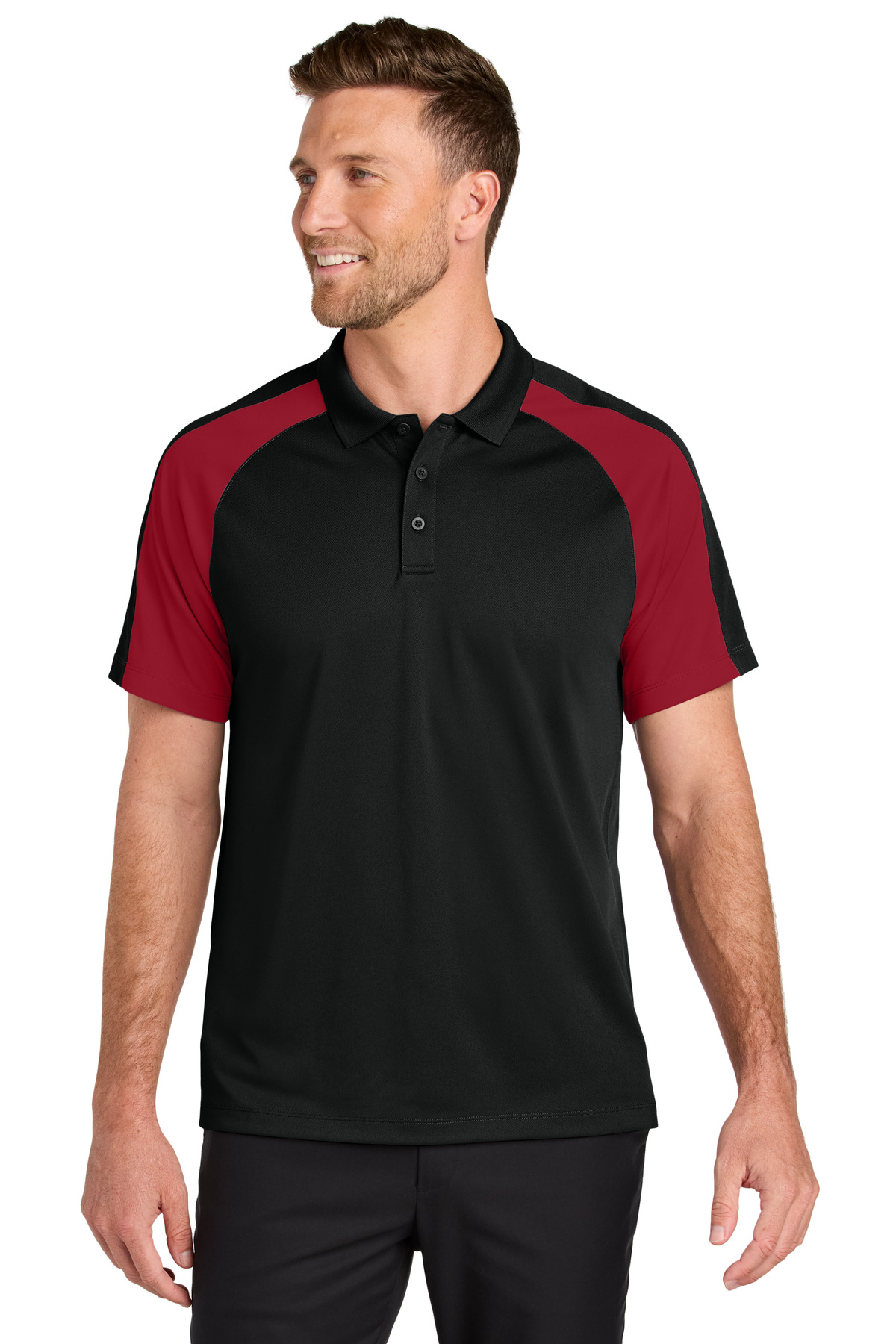 Port Authority ® Wearever Performance Pique Colorblock Polo K247 - Image 4