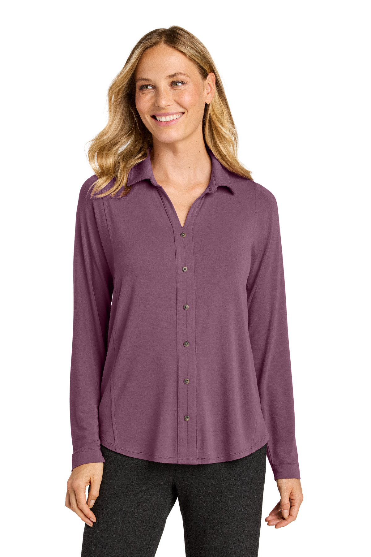 Port Authority Women&#39;s Luxe Knit Button Tunic-Port Authority
