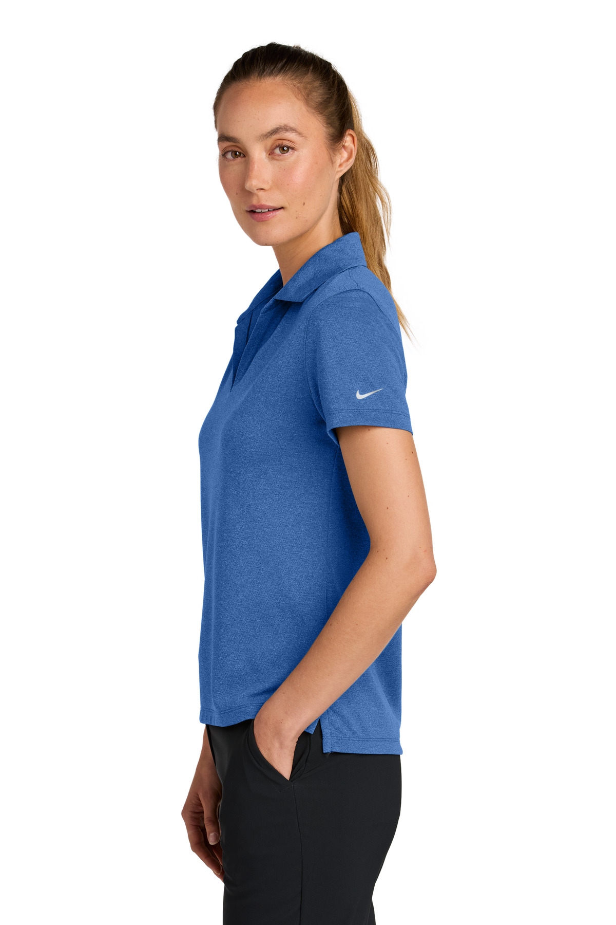Nike Women's Dri-FIT Smooth Heather Polo NKFQ4793