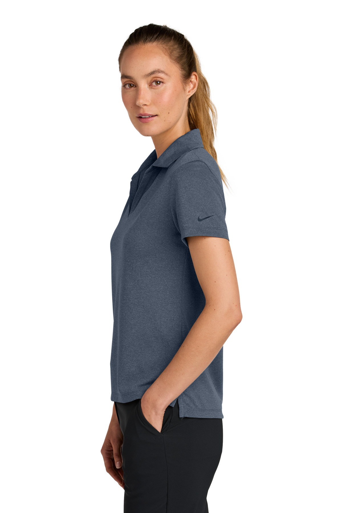 Nike Women's Dri-FIT Smooth Heather Polo NKFQ4793