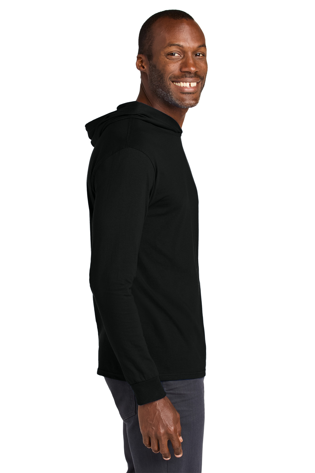 Jerzees Classics Unisex Cotton Long Sleeve Hooded T-Shirt 363LH