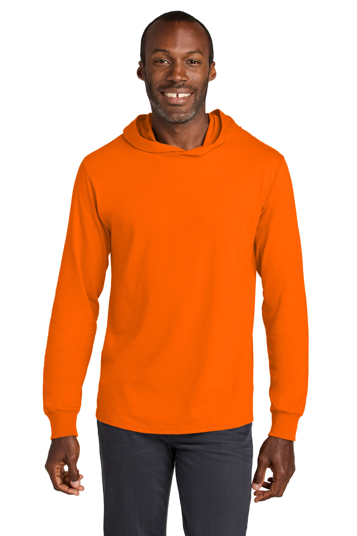 Jerzees Classics Unisex Cotton Long Sleeve Hooded T-Shirt 363LH