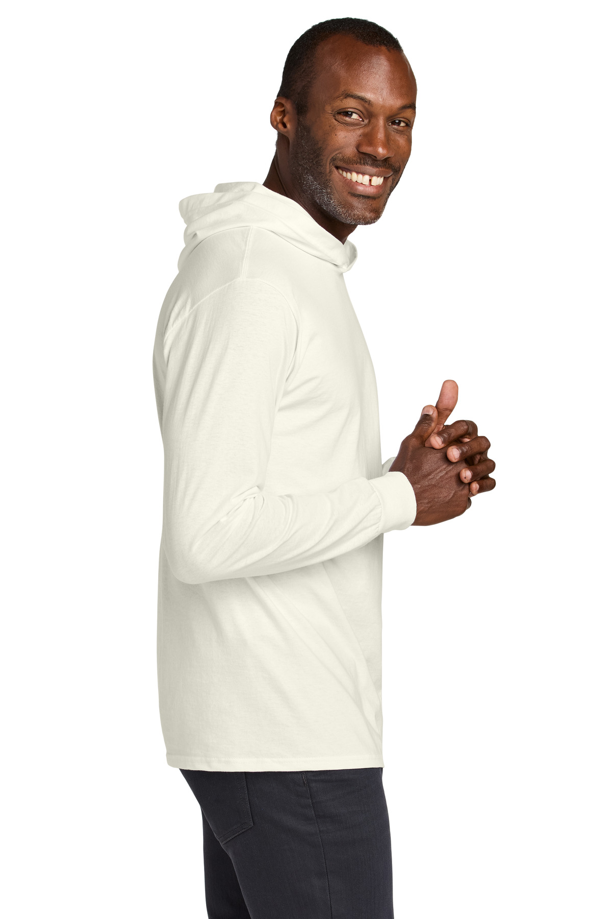 Jerzees Classics Unisex Cotton Long Sleeve Hooded T-Shirt 363LH