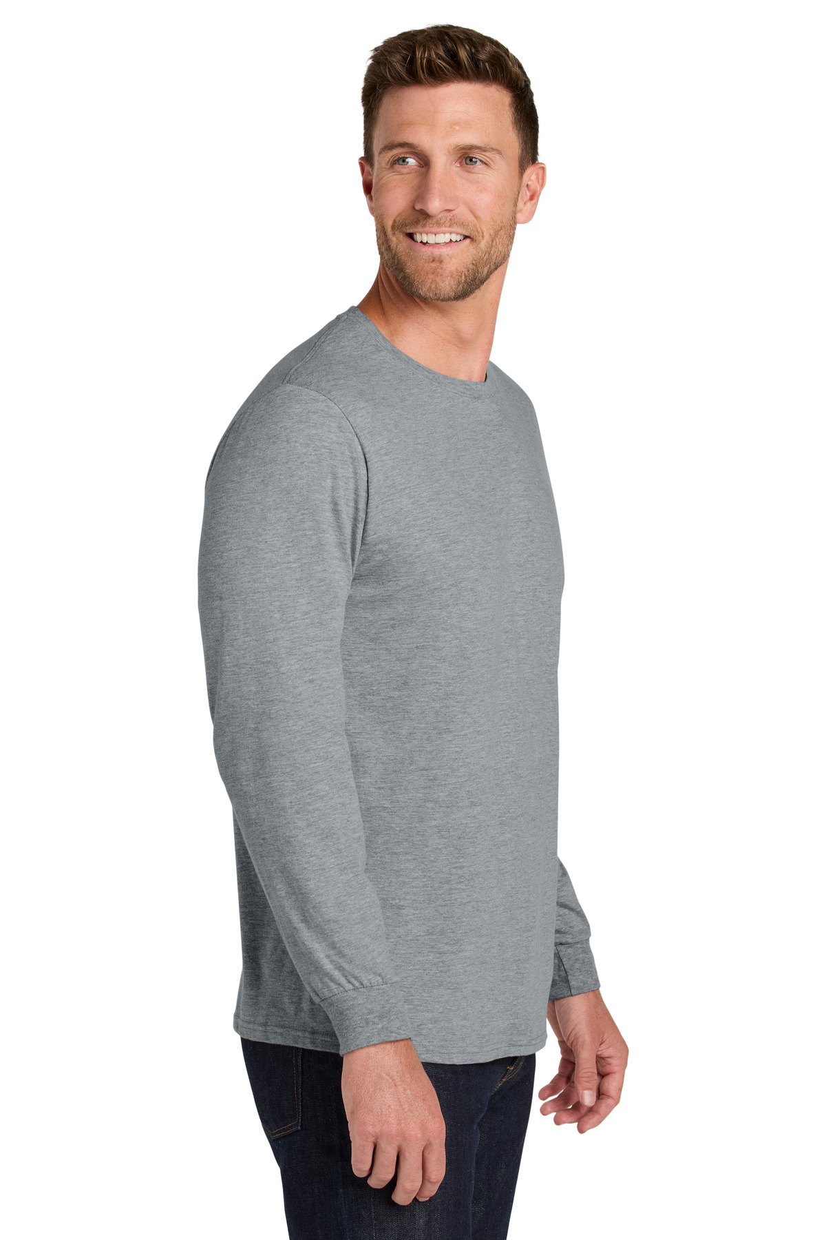 Jerzees Ultimate Unisex Ring Spun Long Sleeve T-Shirt IC46L