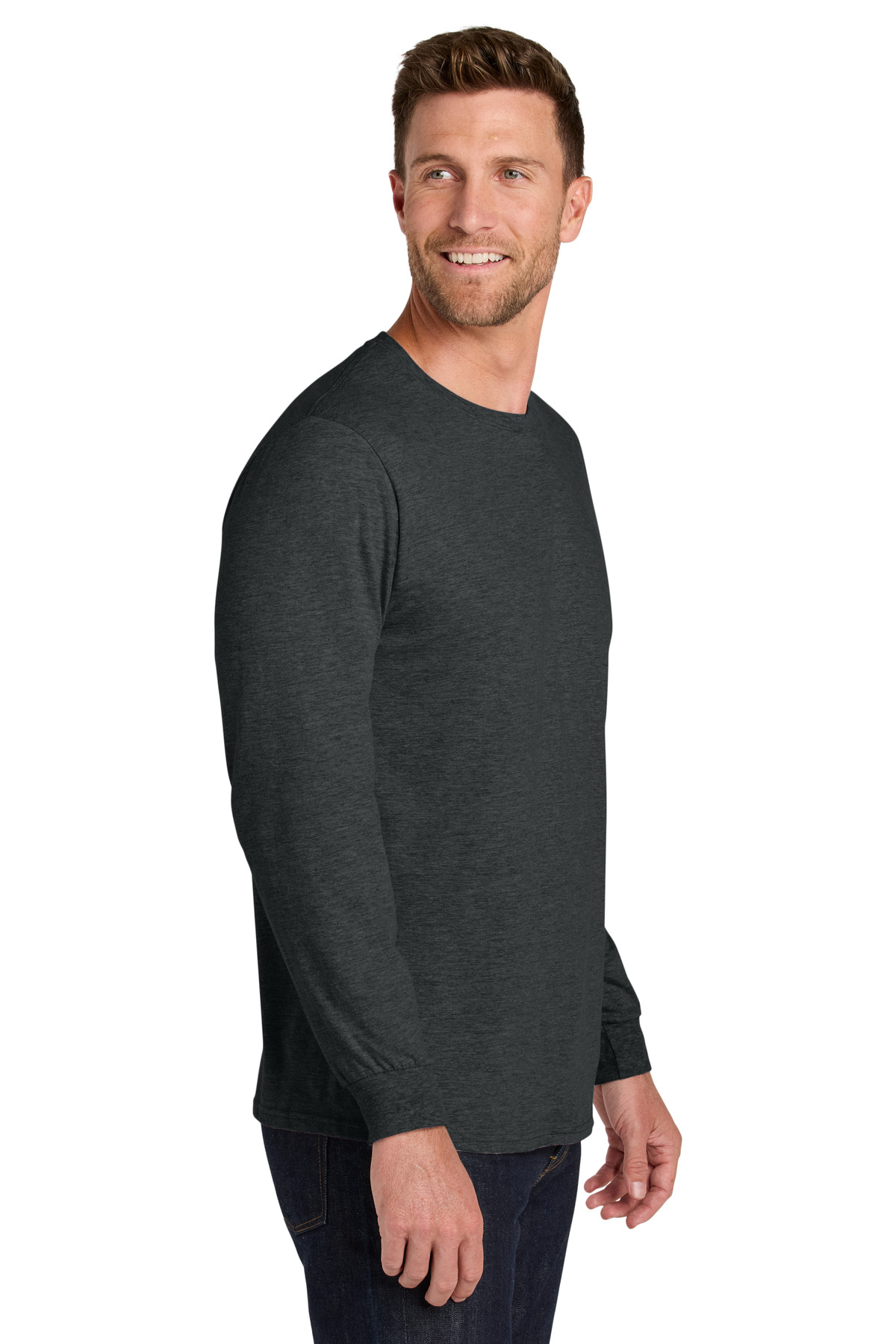 Jerzees Ultimate Unisex Ring Spun Long Sleeve T-Shirt IC46L