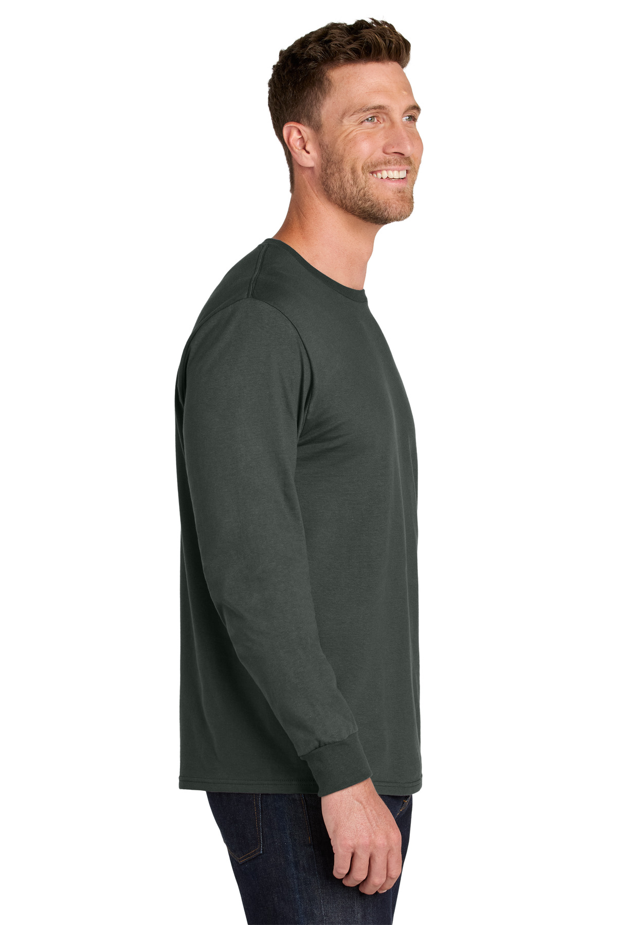 Jerzees Ultimate Unisex Ring Spun Long Sleeve T-Shirt IC46L