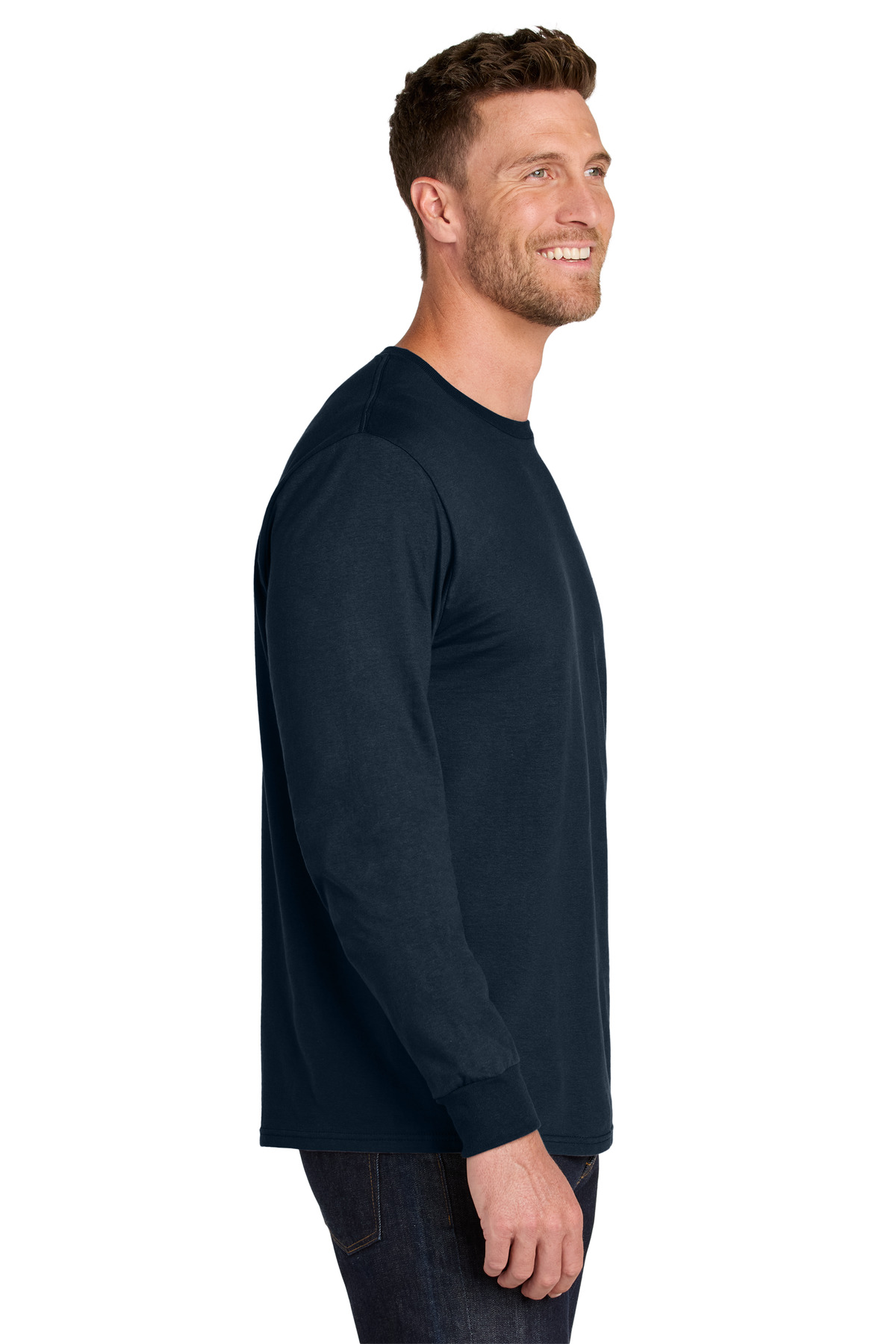 Jerzees Ultimate Unisex Ring Spun Long Sleeve T-Shirt IC46L