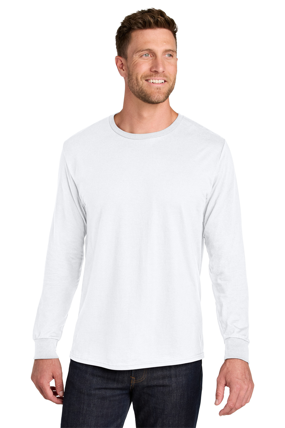 Jerzees Ultimate Unisex Ring Spun Long Sleeve T-Shirt-Jerzees