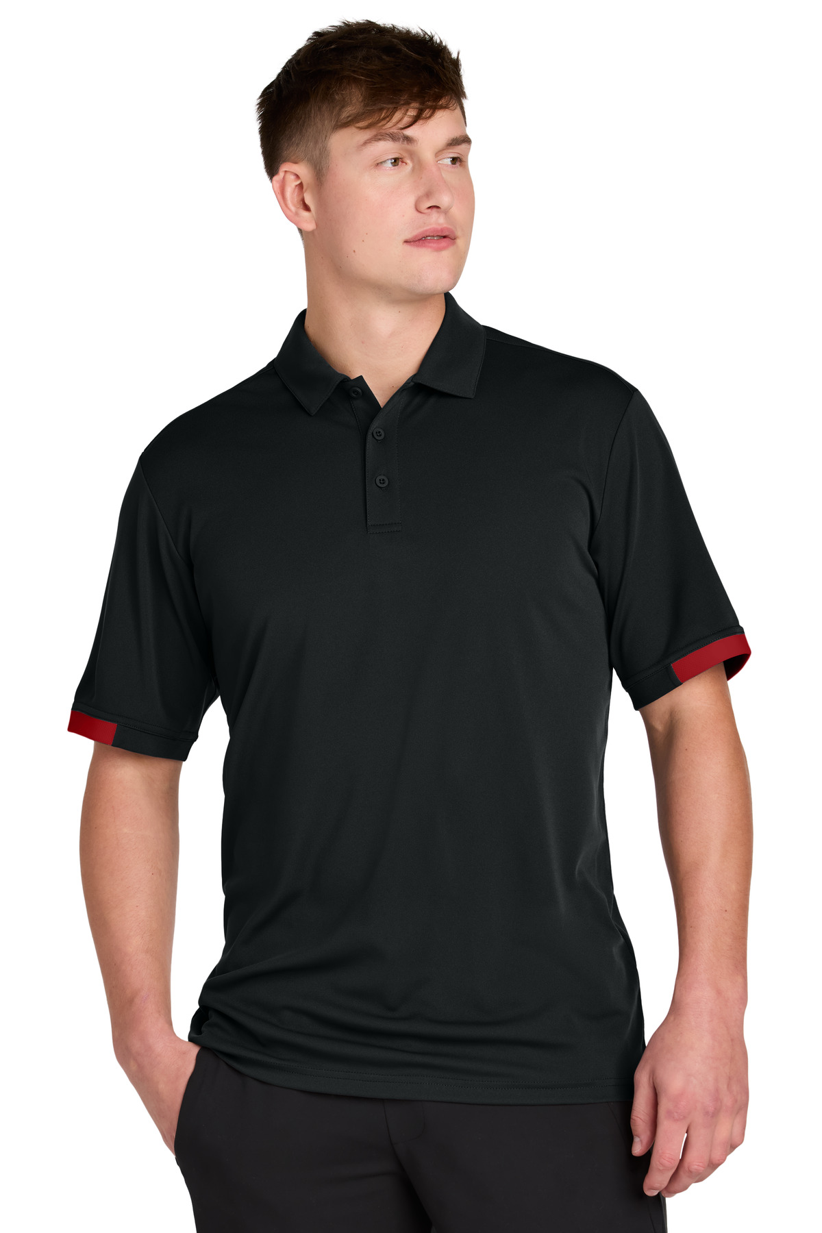 Sport&#45;Tek Club Colorblock Polo-Sport-Tek