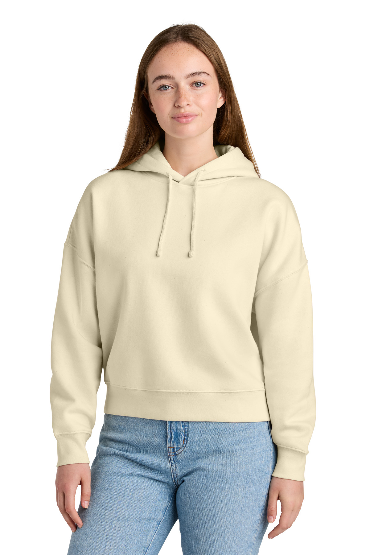 Stanley/Stella Women's Stella Nora Hooded Sweatshirt SXW035 - Front Model