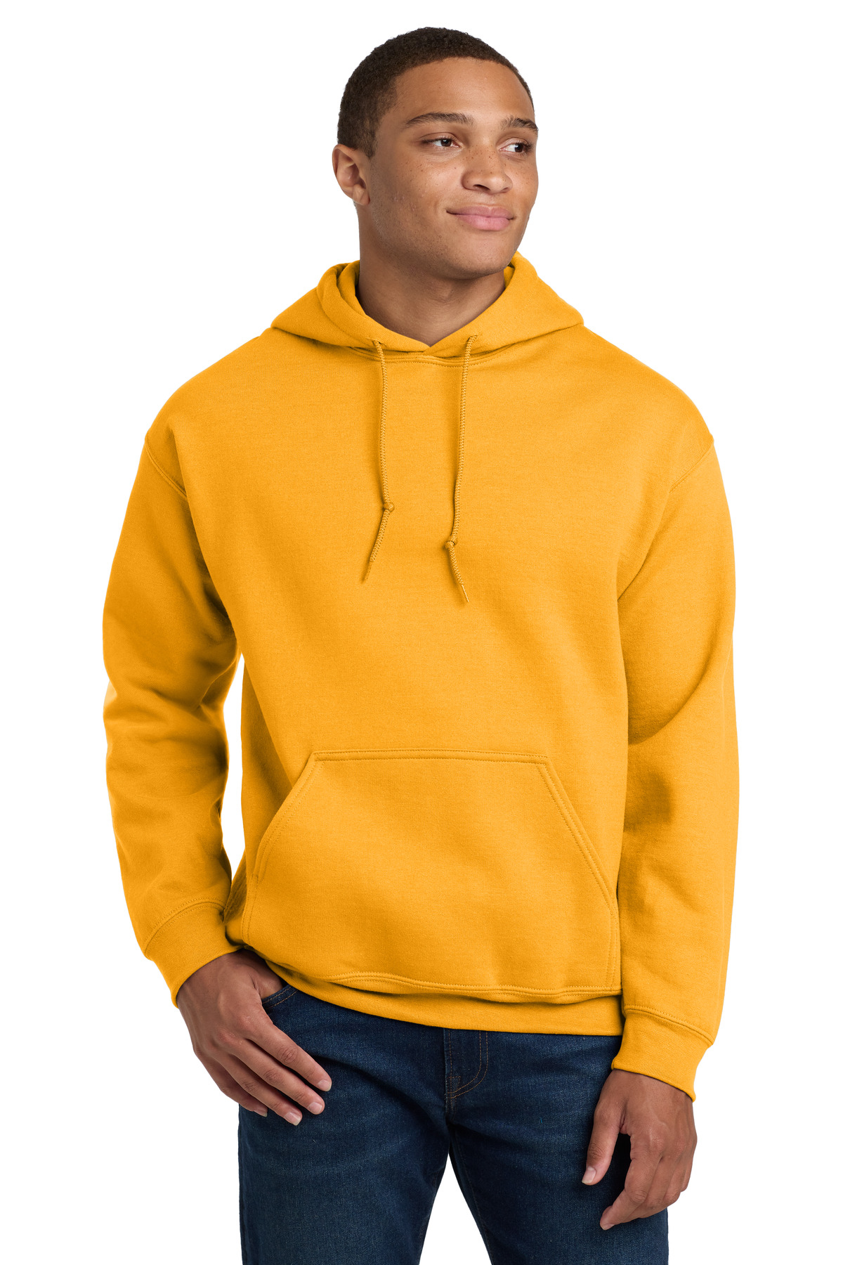 Gildan ®  - Heavy Blend ™  Hooded Sweatshirt.  18500 - Front Model