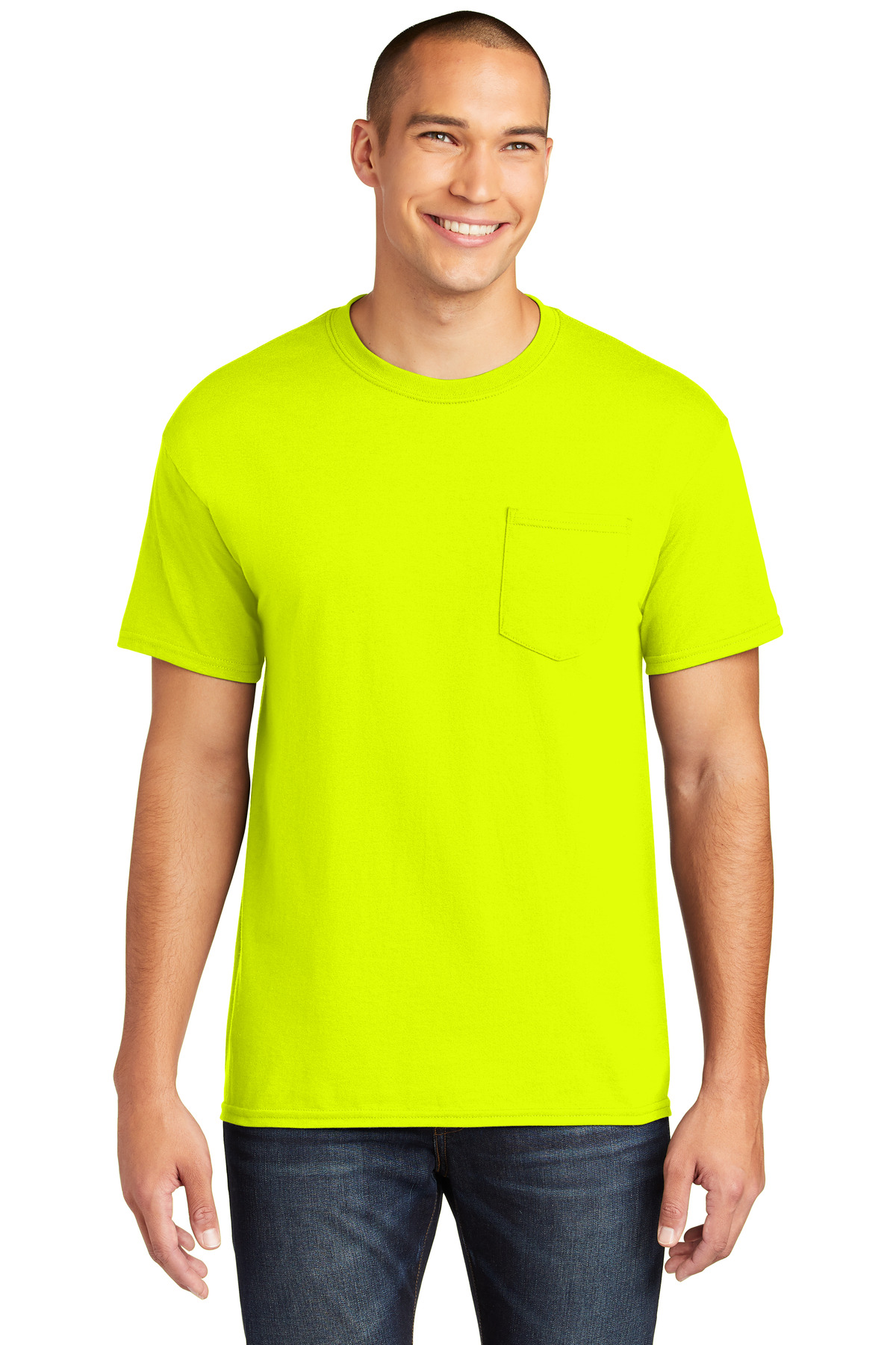 Gildan  ®  Heavy Cotton    100% Cotton Pocket T-Shirt. 5300