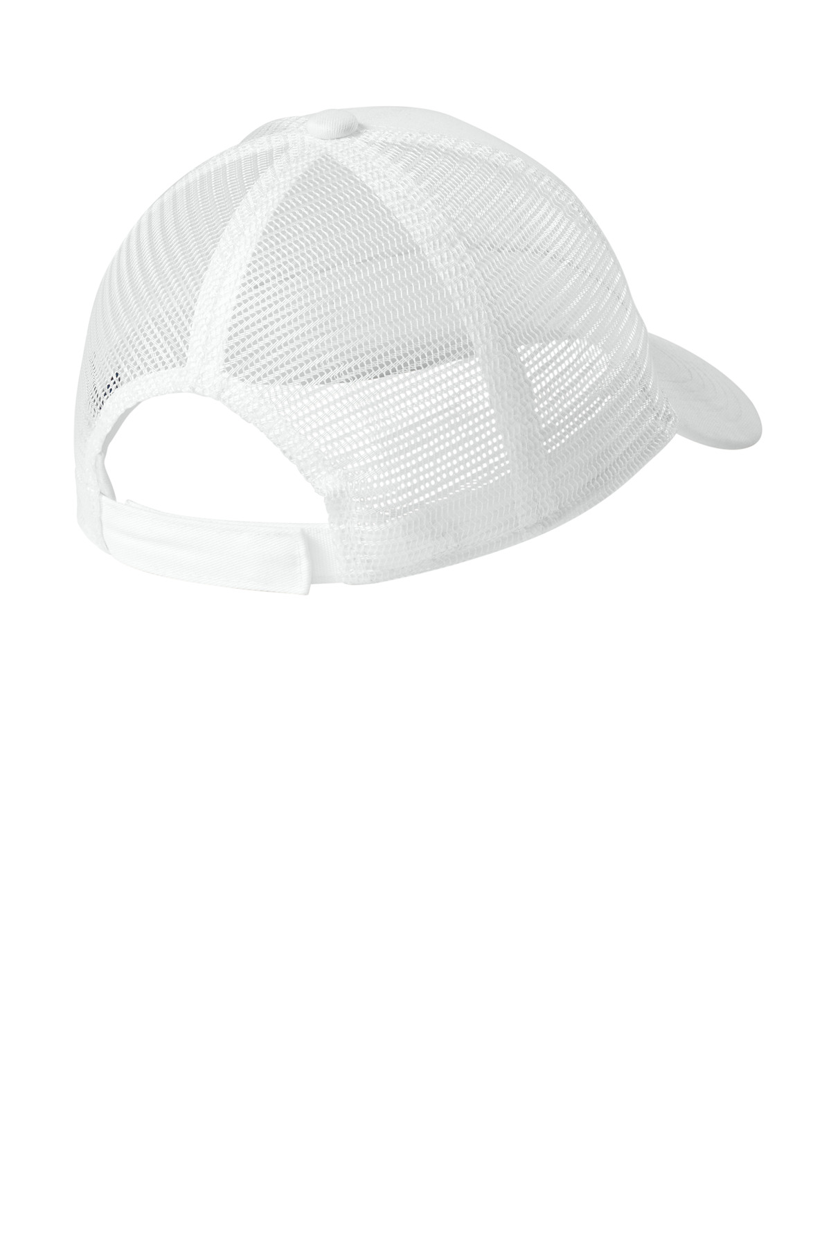 Port Authority Adjustable Mesh Back Cap. C911 in White — Back