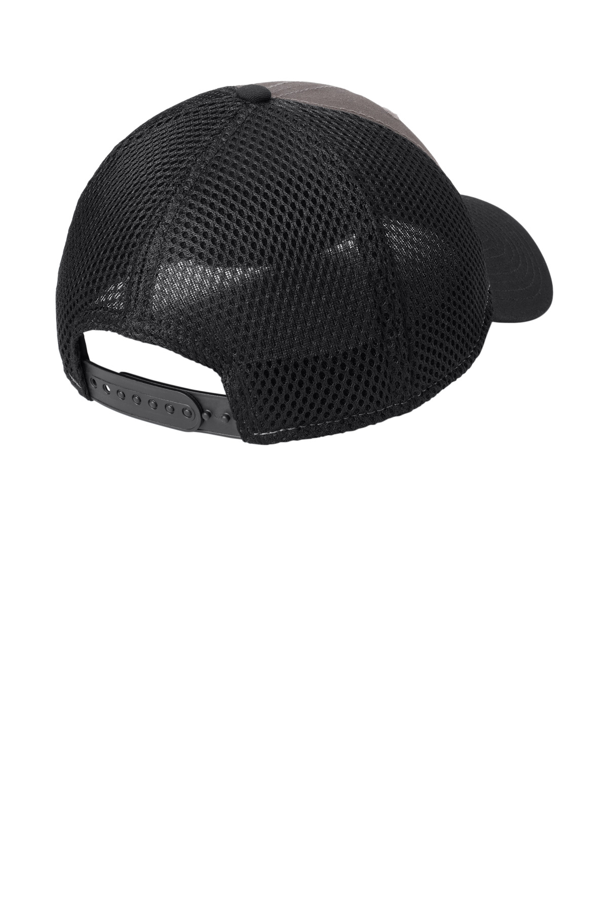 New Era Snapback Contrast Front Mesh Cap. NE204 in Charcoal/Black