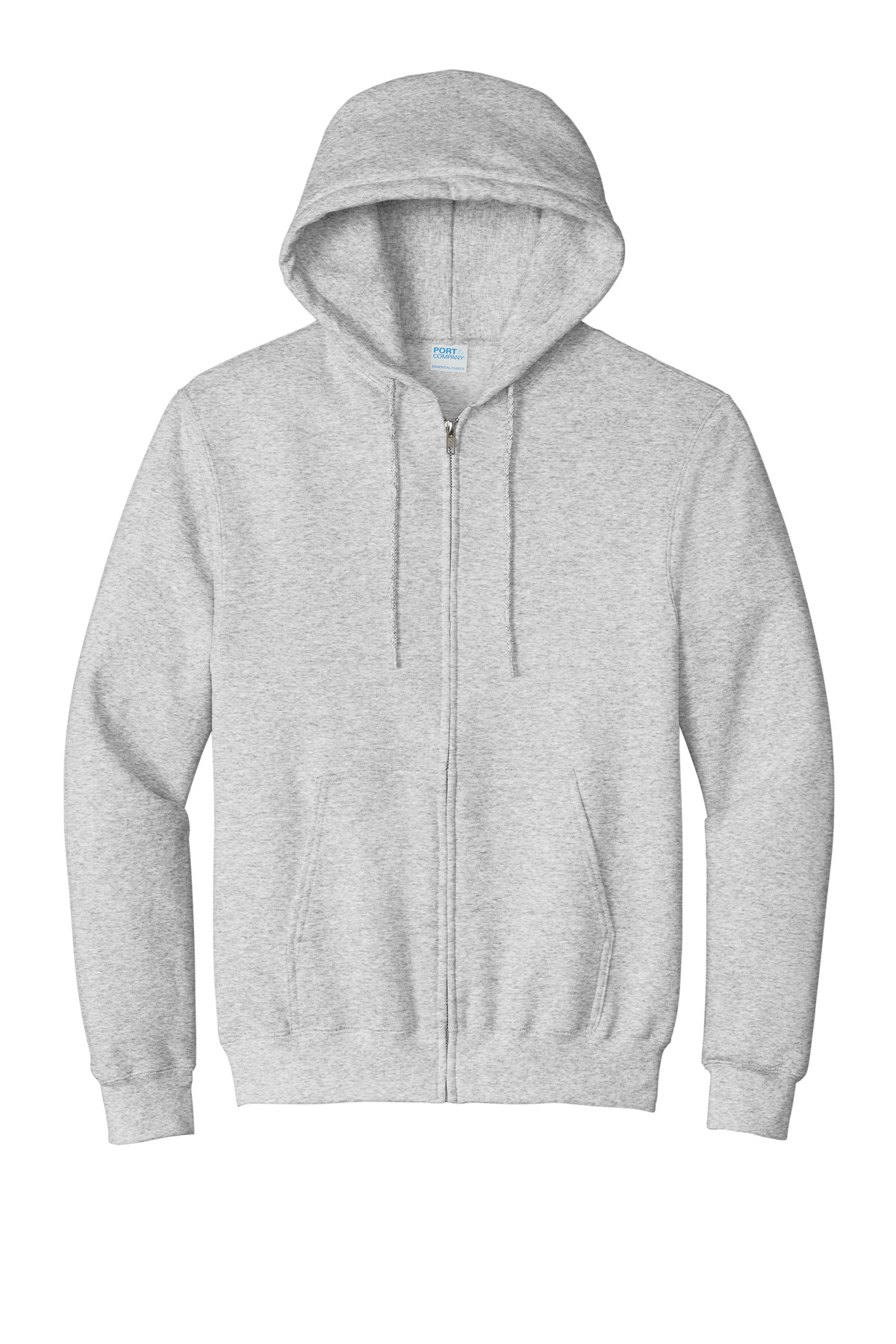Port & Co Essential Fleece Full-Zip Hooded Sweatshirt