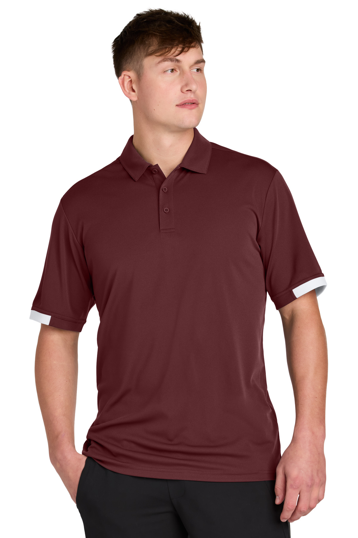Sport-Tek Club Colorblock Polo ST444