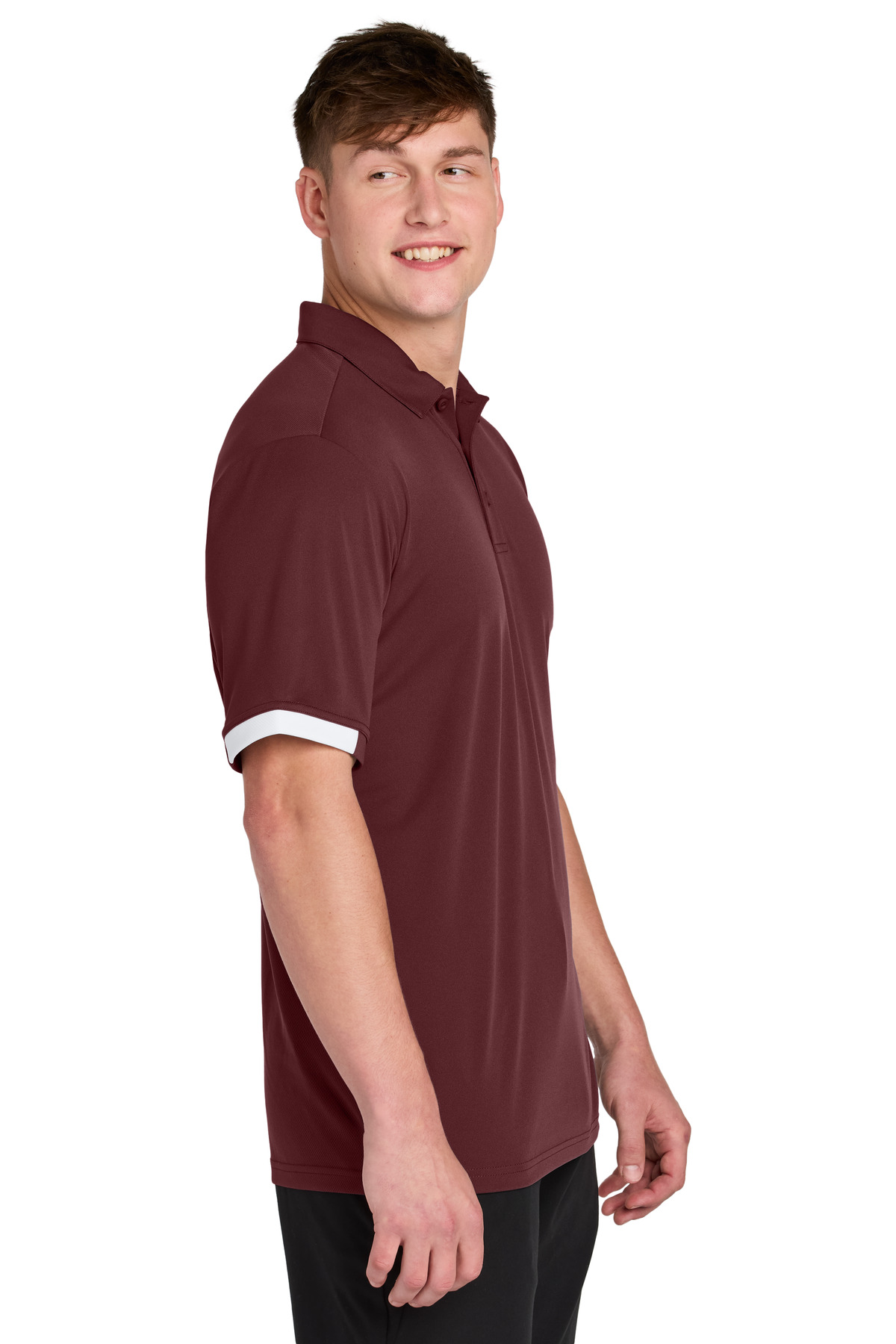Sport-Tek Club Colorblock Polo ST444