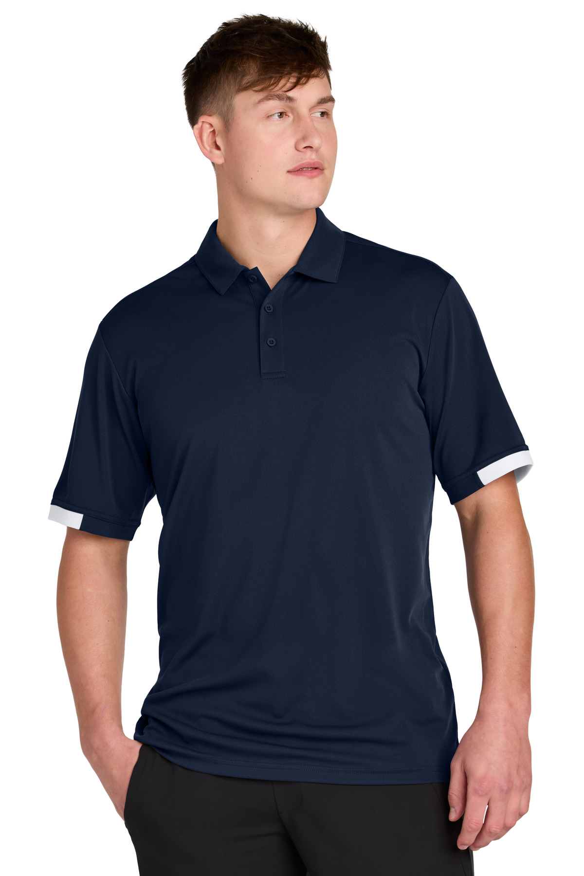 Sport-Tek Club Colorblock Polo ST444