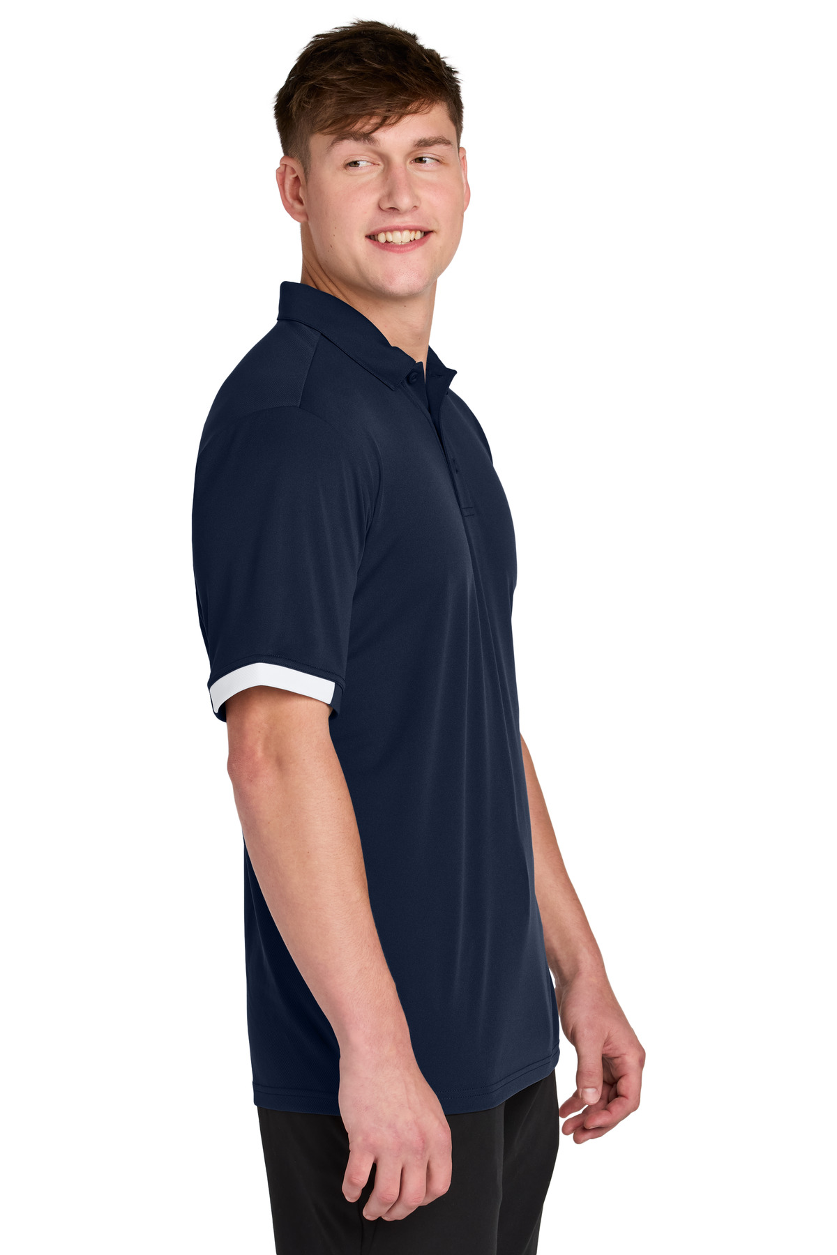 Sport-Tek Club Colorblock Polo ST444