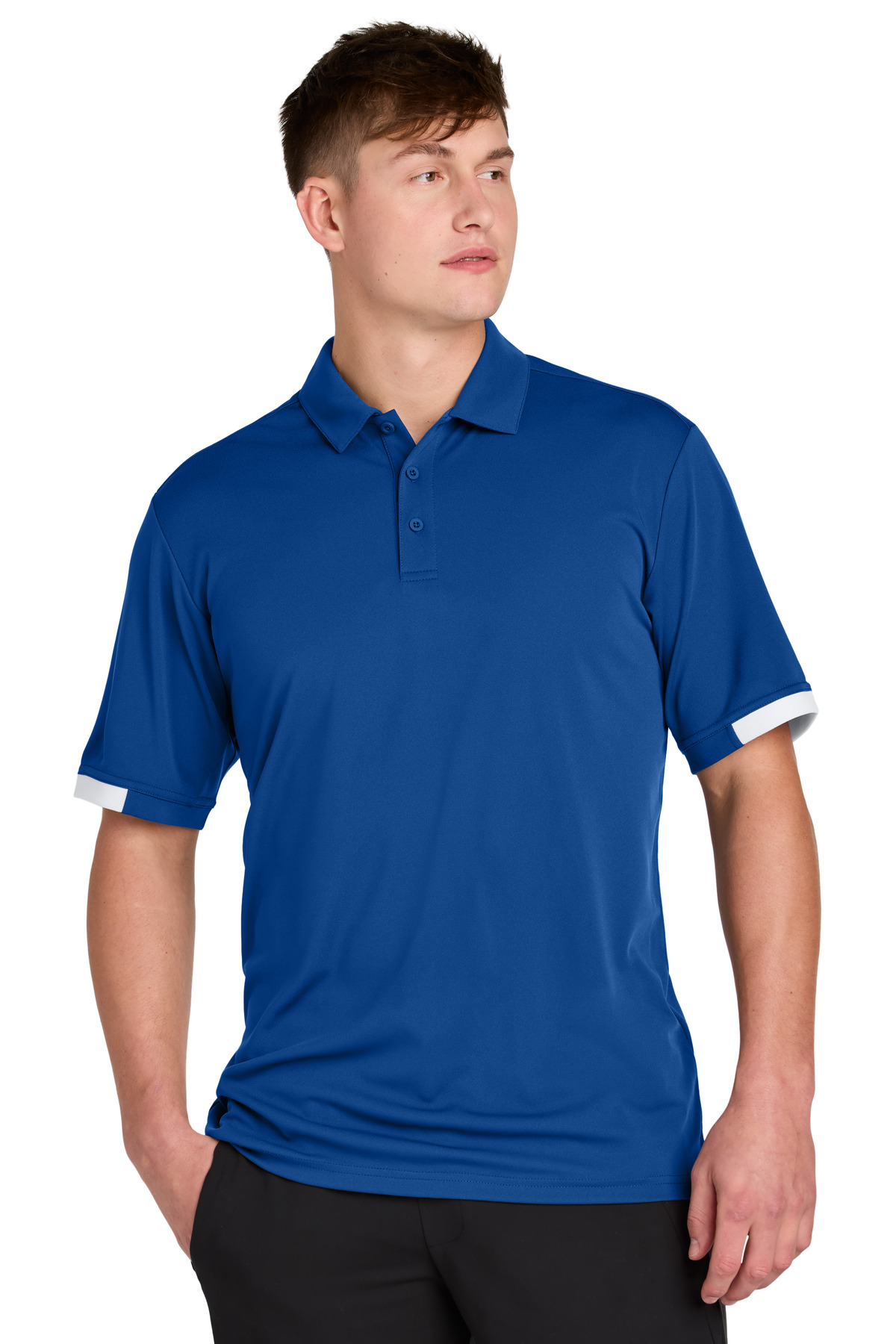 Sport-Tek Club Colorblock Polo ST444