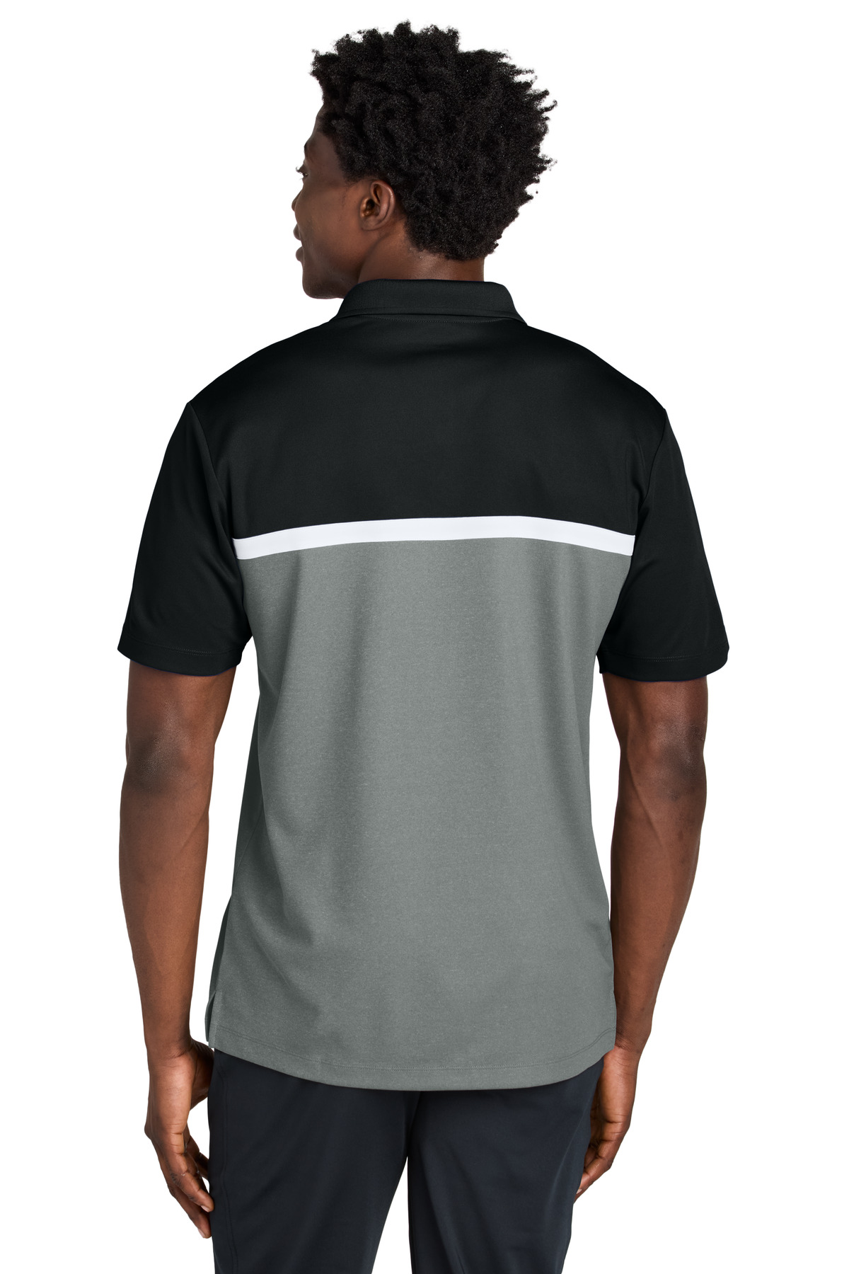 Sport-Tek UV Micropique Colorblock Polo ST741