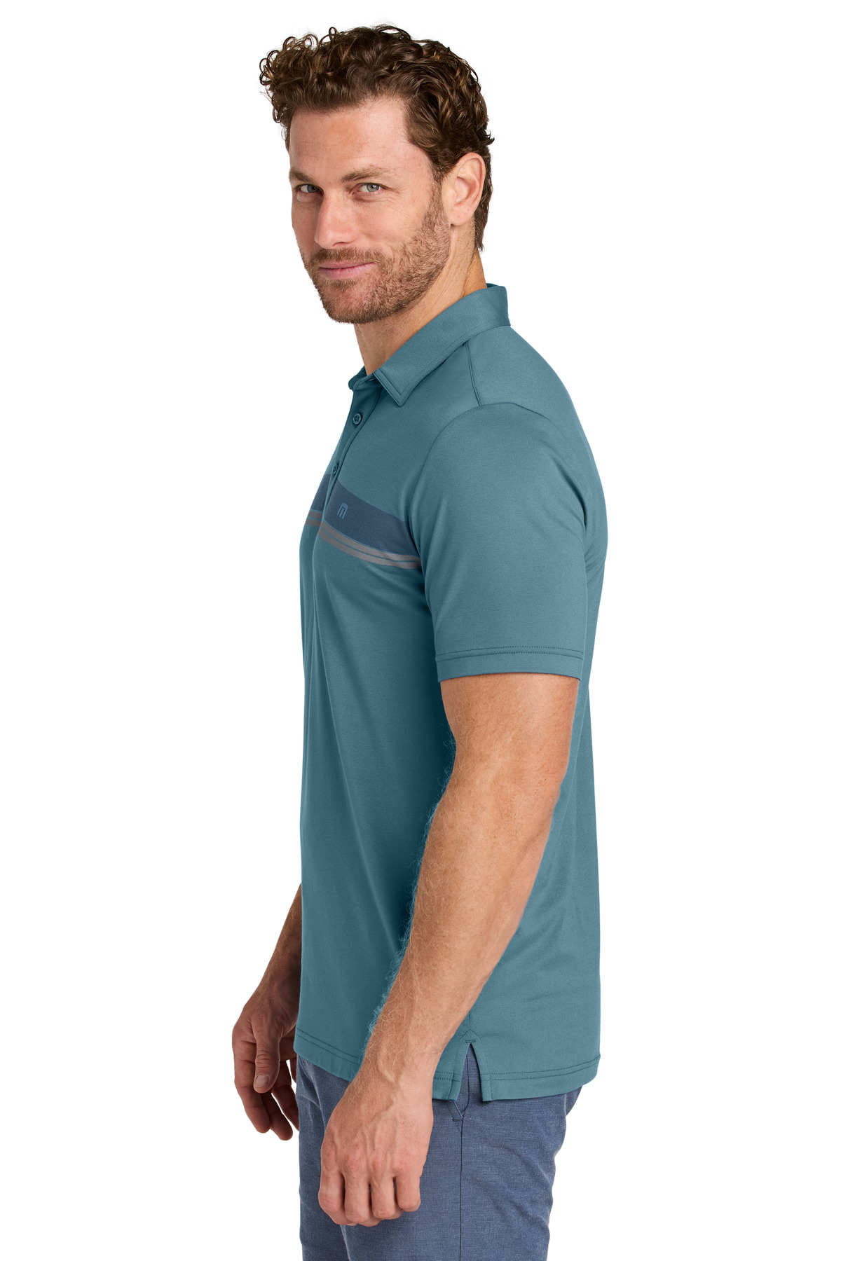 TravisMathew Glenview Stripe Polo TMA41462