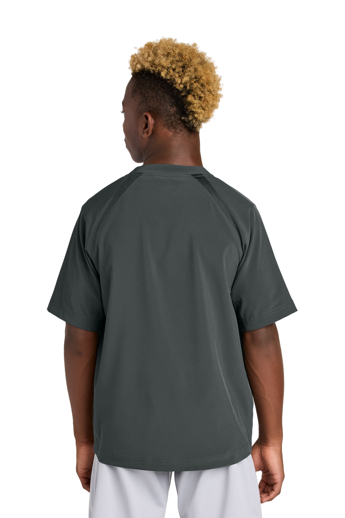 Sport-Tek Youth Repeat 1/2-Zip Short Sleeve Jacket YJST489