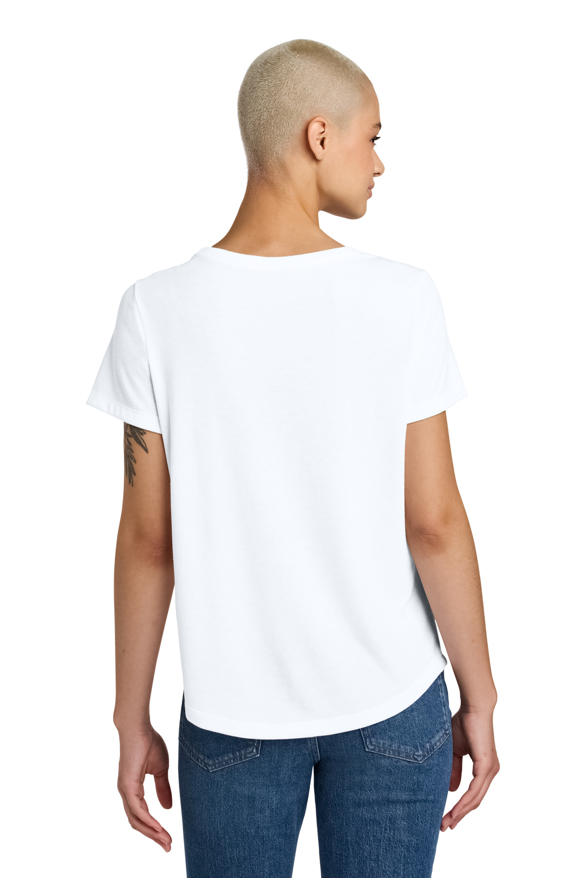 Allmade Women's Relaxed Tri-Blend Scoop Neck Tee AL2015