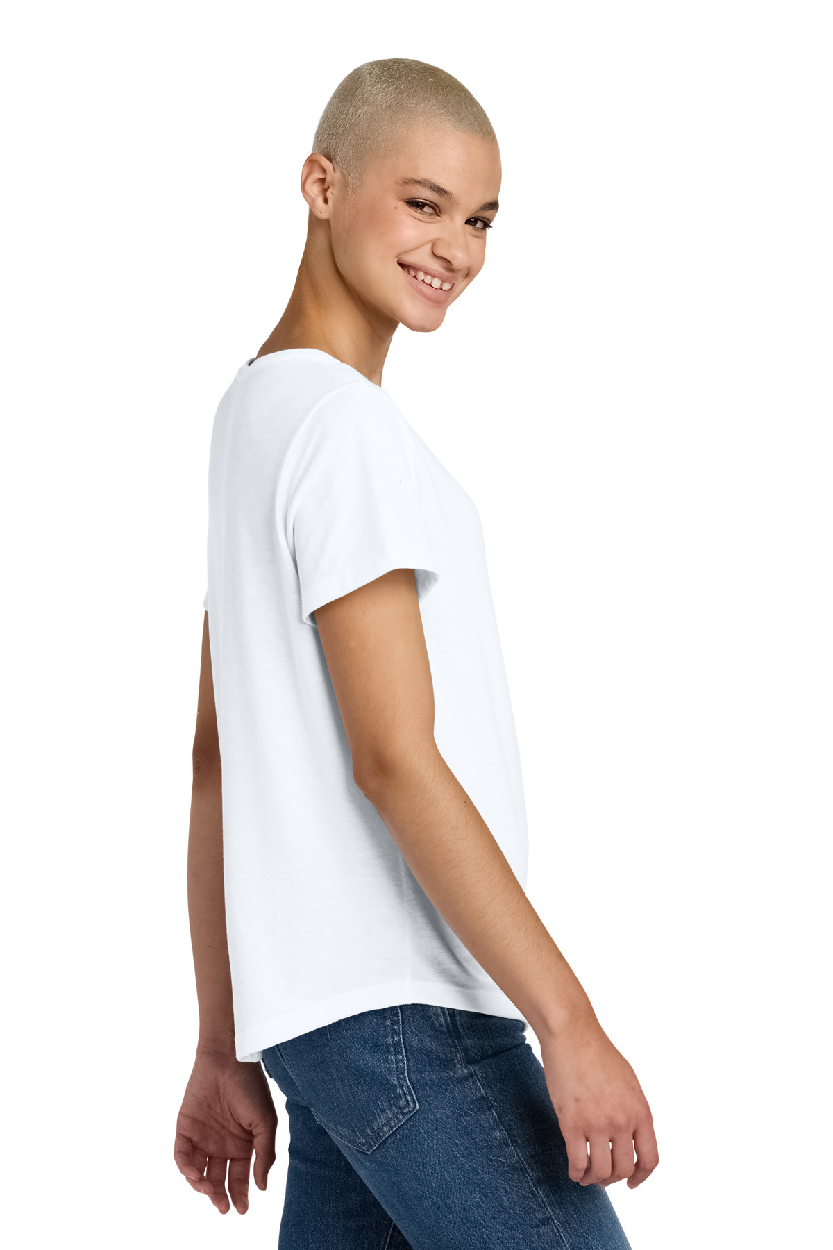 Allmade Women's Relaxed Tri-Blend Scoop Neck Tee AL2015