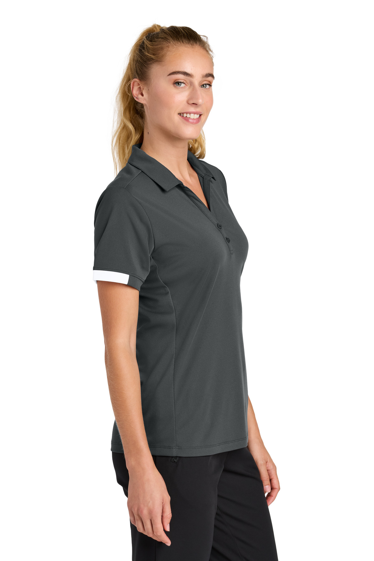 Sport-Tek Women's Club Colorblock Polo LST444