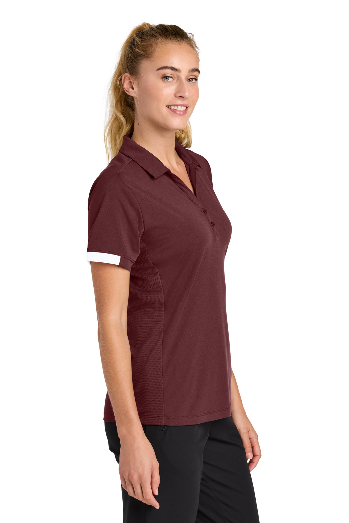 Sport-Tek Women's Club Colorblock Polo LST444