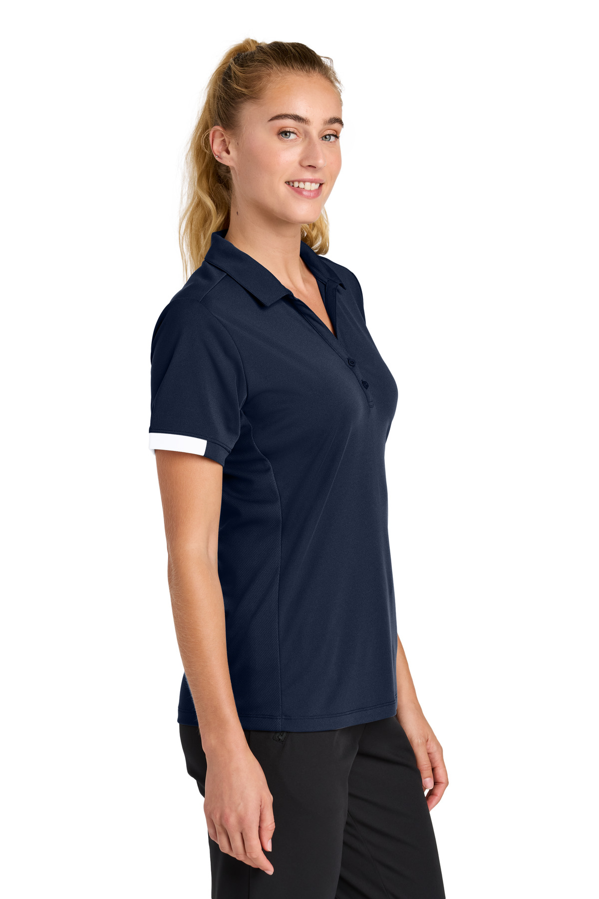 Sport-Tek Women's Club Colorblock Polo LST444