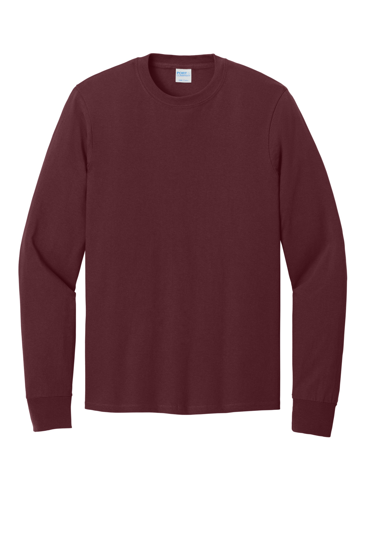 Port & Co Long Sleeve Core Cotton Tee. PC54LS