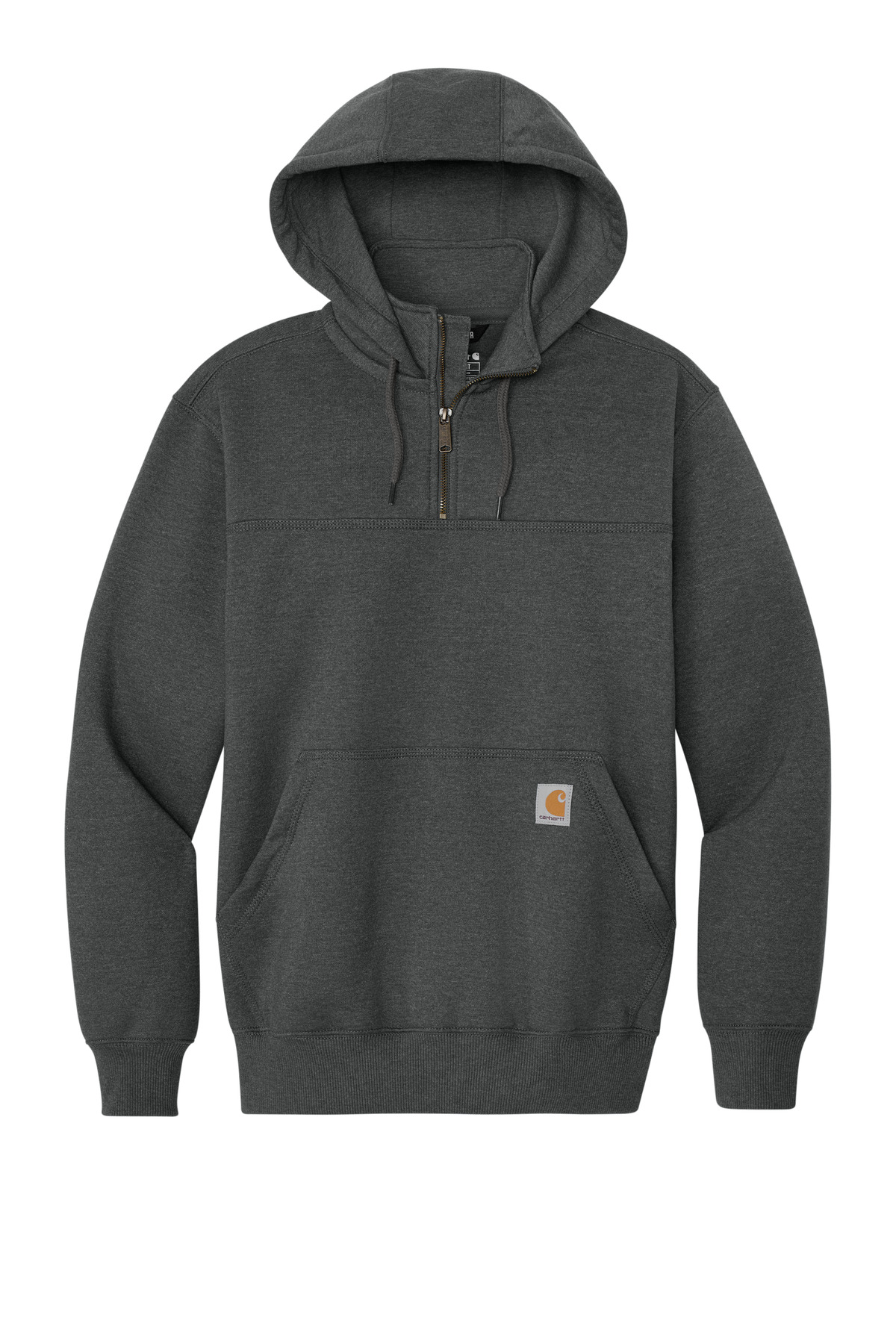 Carhartt Rain Defender Paxton Heavyweight Hooded Zip Mock Sweatshirt. CT100617