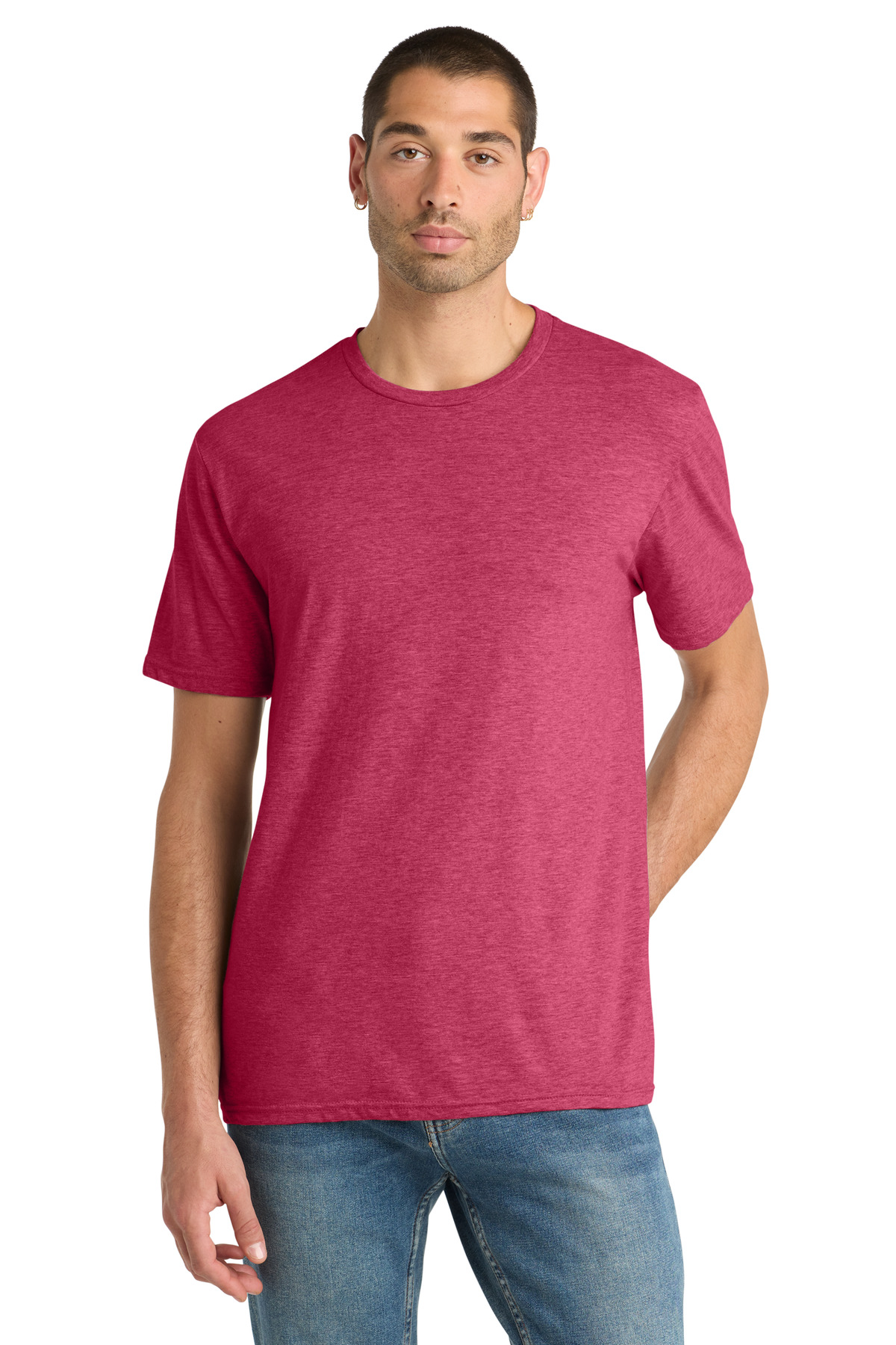 District ® Perfect Blend ® CVC Tee. DM108 - Heathered Red