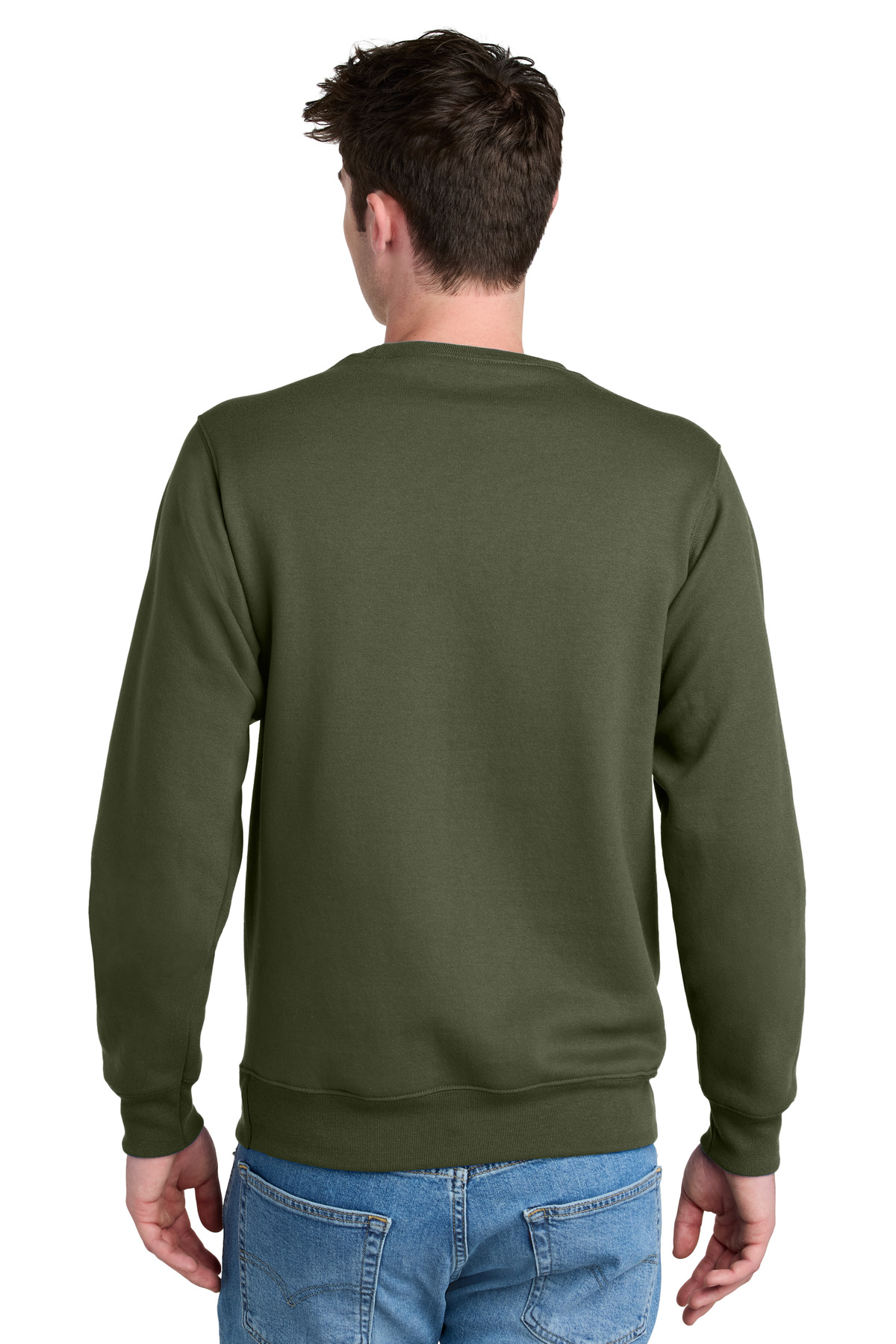 Port & Company Core Fleece Crewneck Pocket Sweatshirt PC78PKT