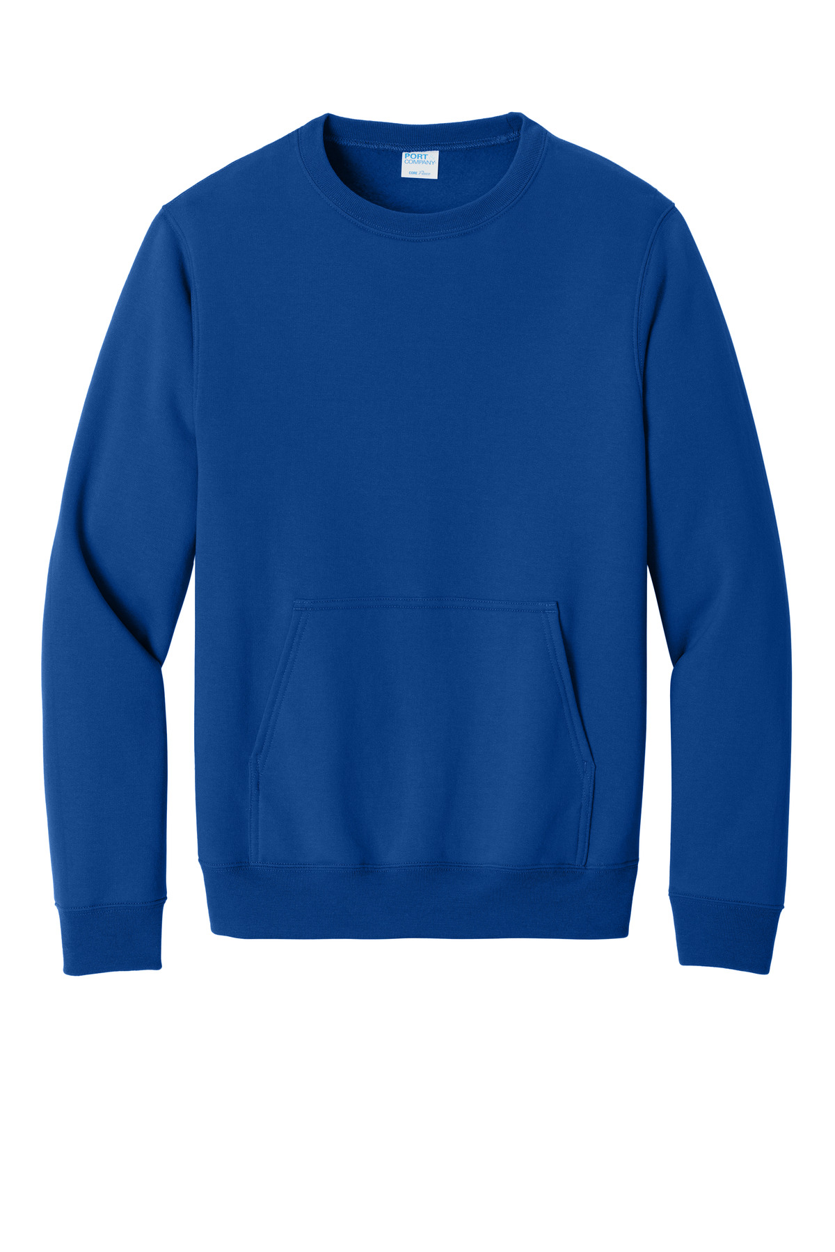 Port & Company Core Fleece Crewneck Pocket Sweatshirt PC78PKT