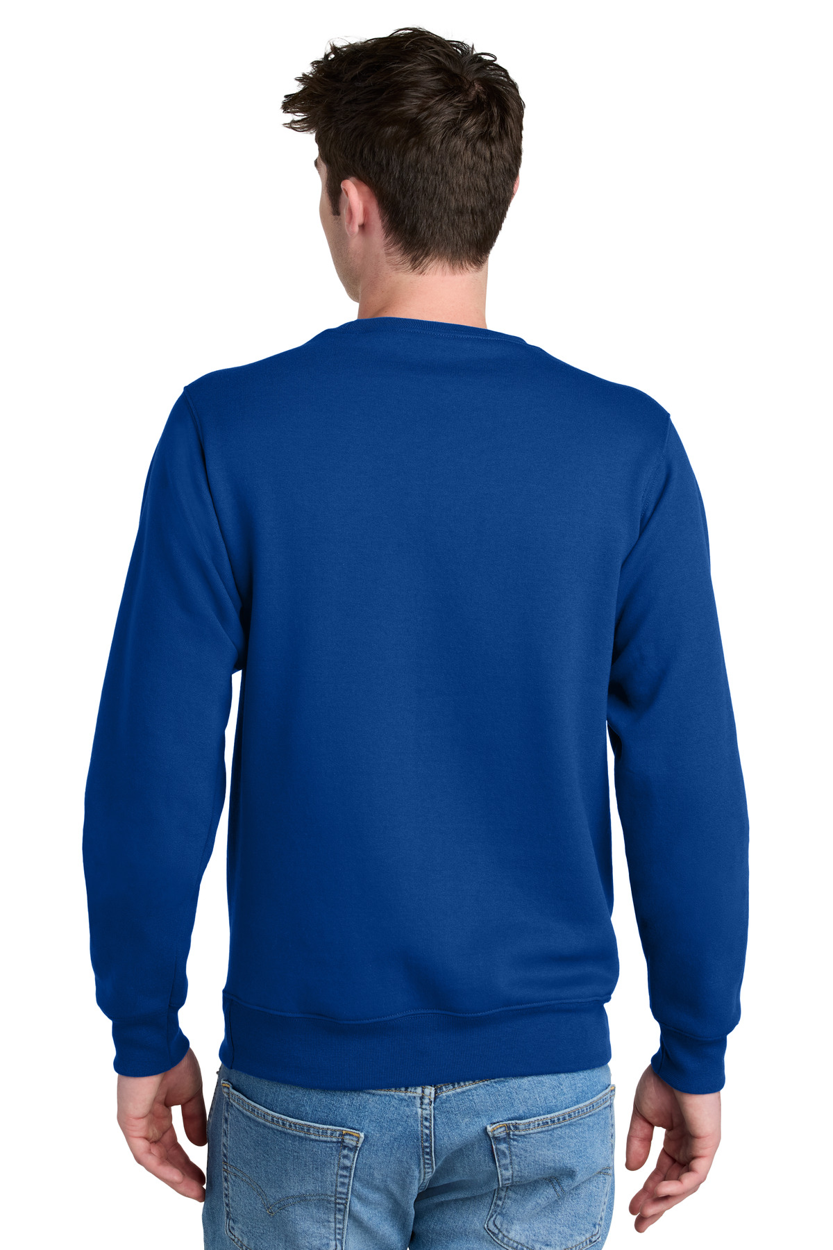 Port & Company Core Fleece Crewneck Pocket Sweatshirt PC78PKT