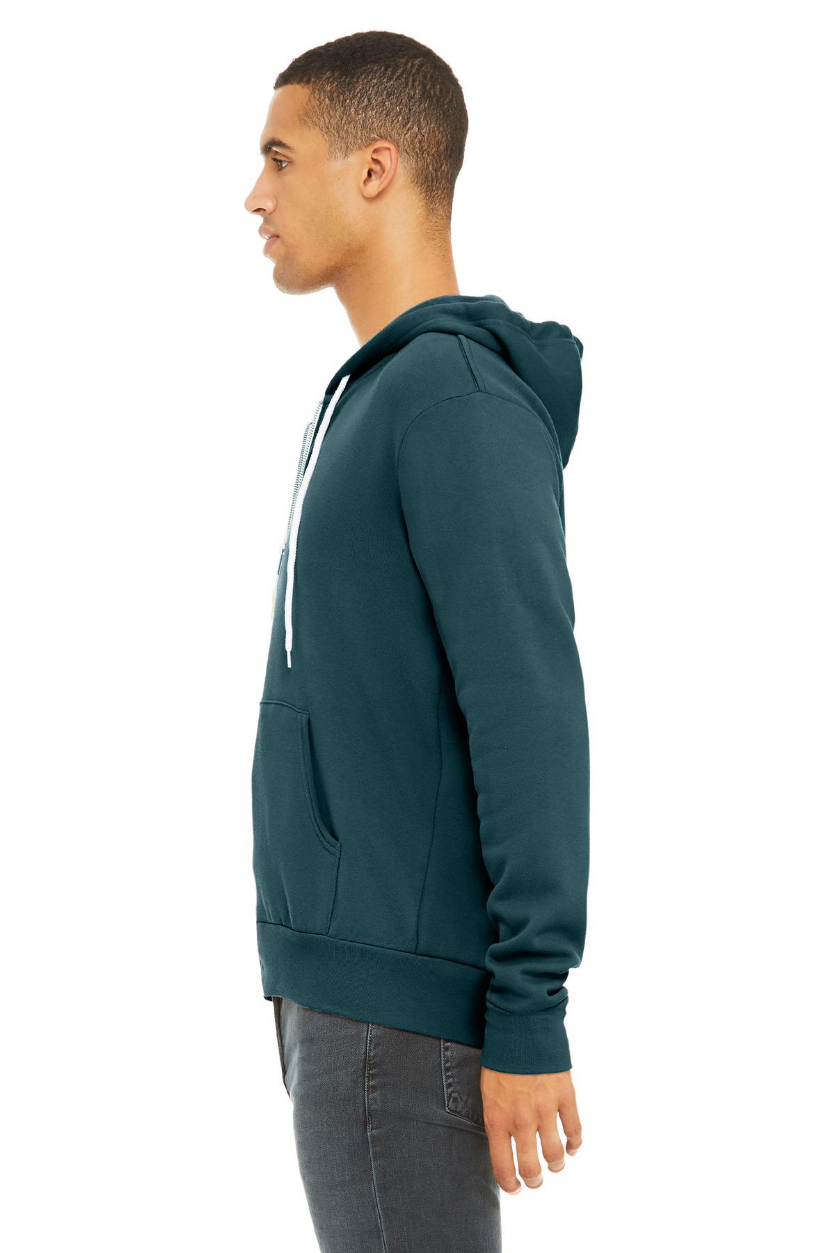 BELLA+CANVAS Unisex Sponge Fleece Full-Zip Hoodie. BC3739