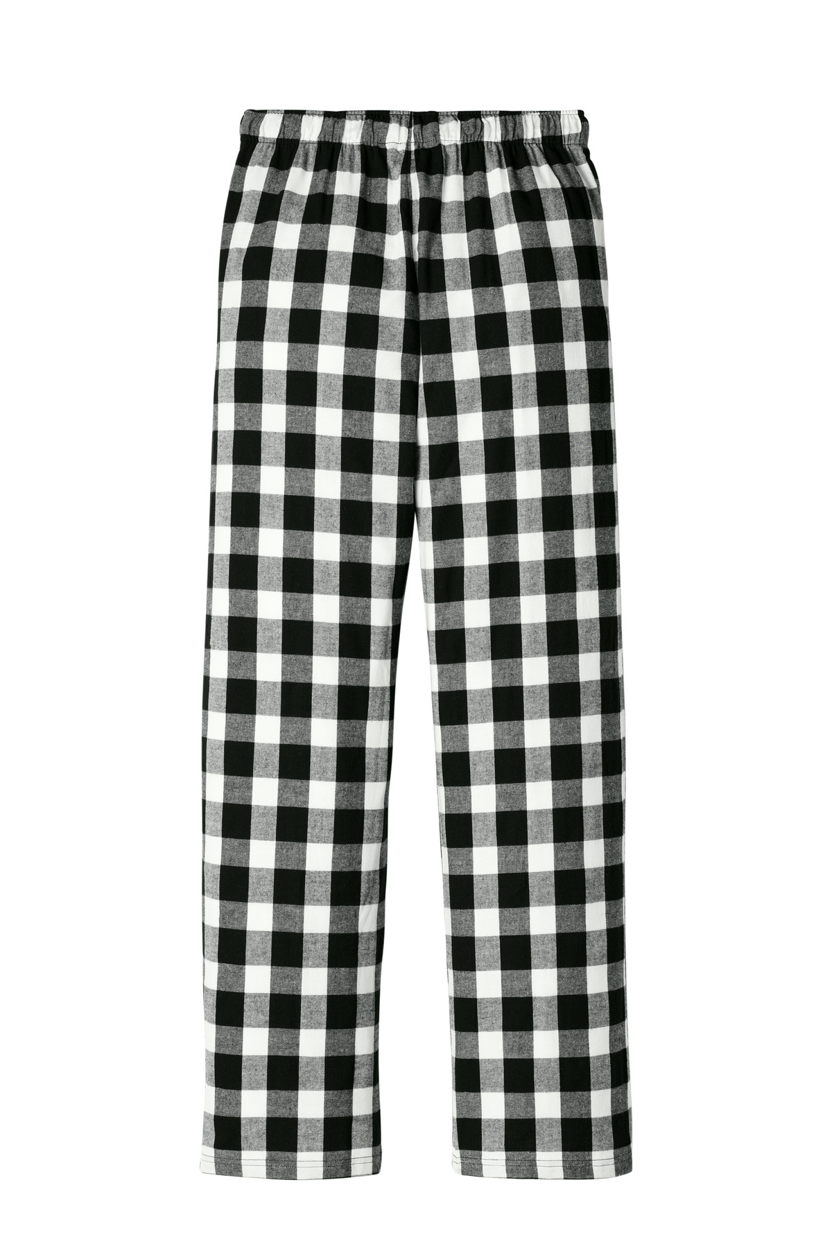 District Flannel Plaid Pant. DT1800 in Bk/WBfflCk