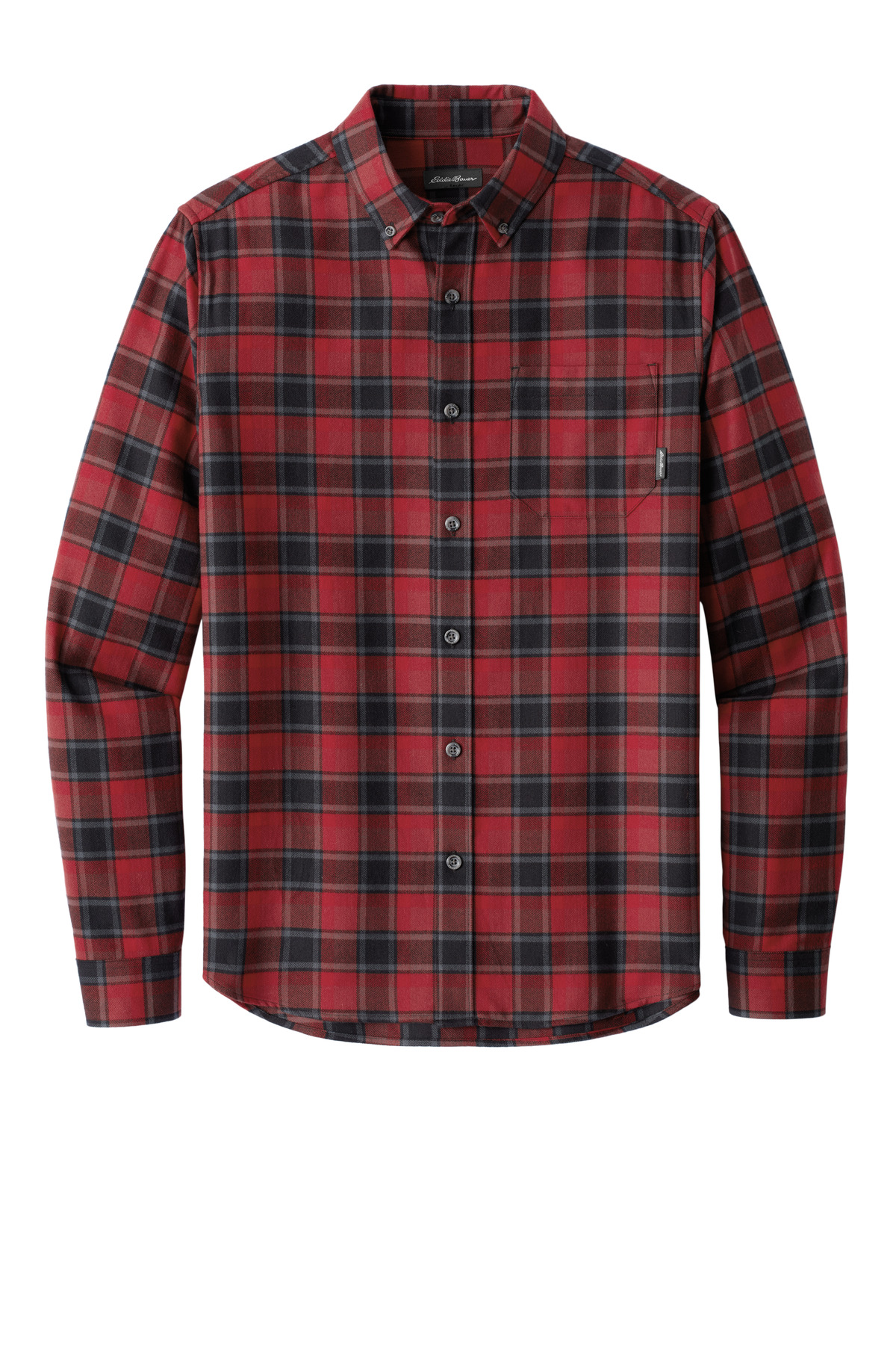 Eddie Bauer Long Sleeve Favorite Flannel Plaid Shirt EB610