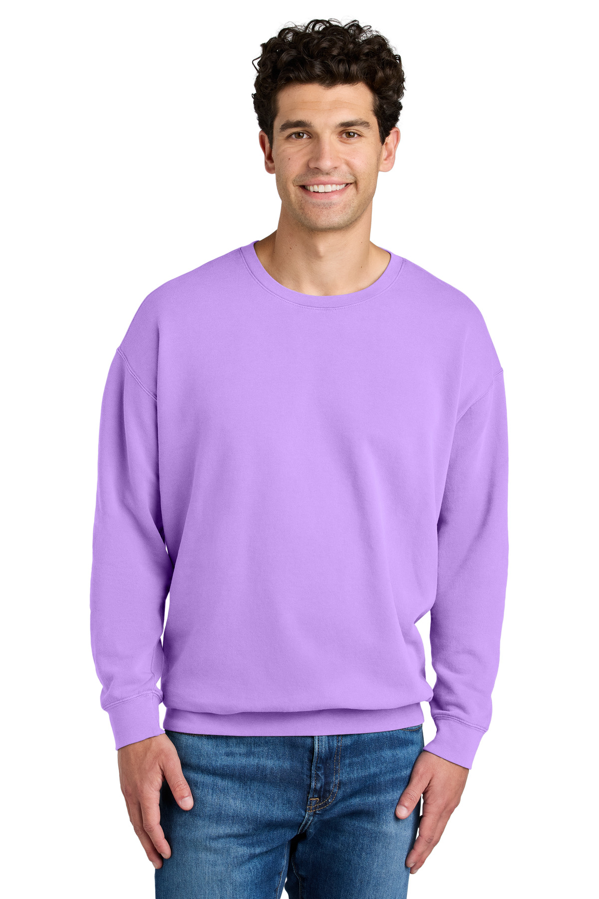 Comfort Colors Lightweight Crewneck Sweatshirt-Comfort Colors