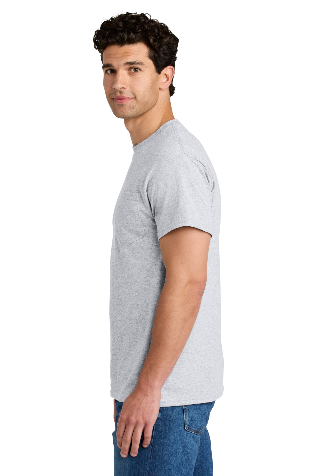 Gildan - DryBlend 50 Cotton/50 Poly Pocket T-Shirt. 8300